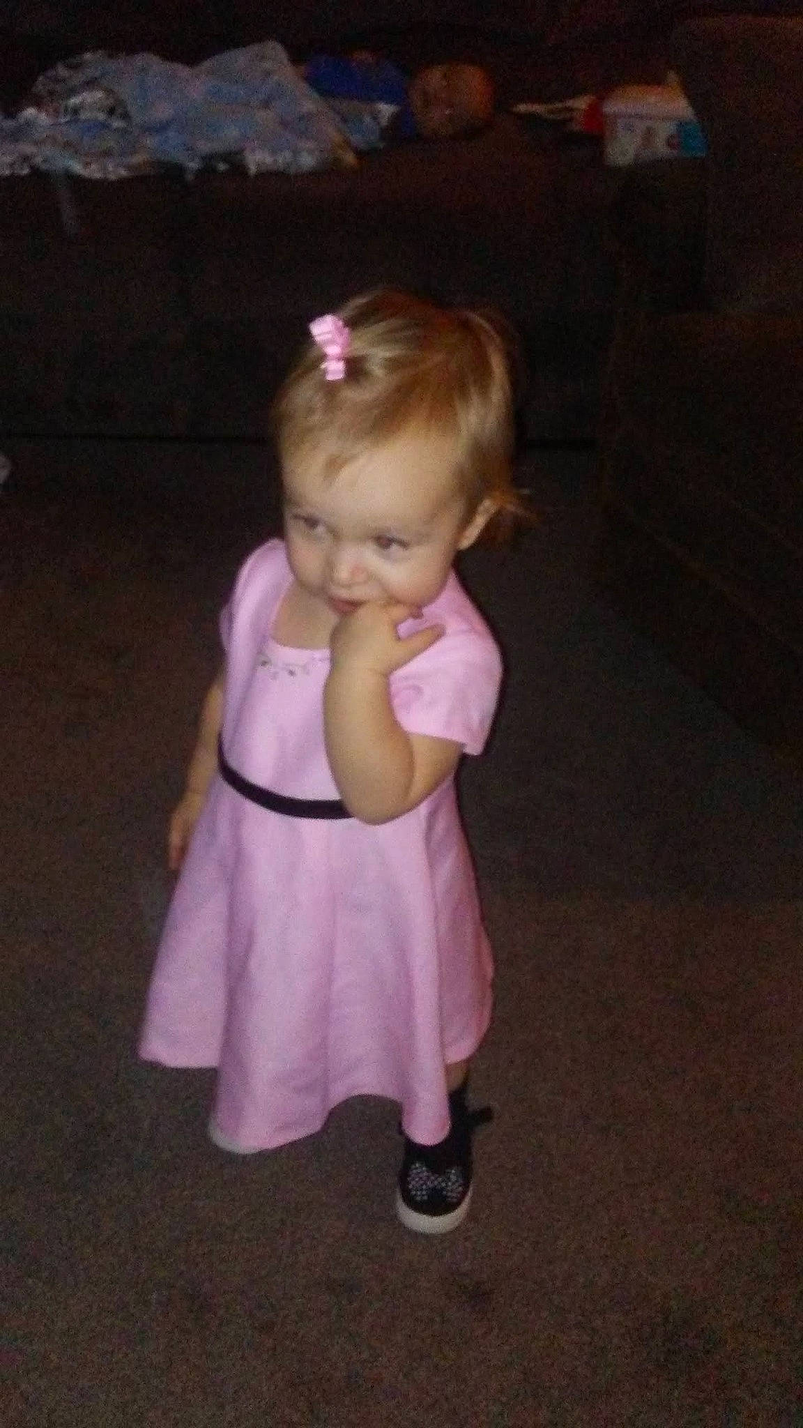 Josephine joined the competition — help win amazing prizes! child, day, dress, fun, girl, hair, human_hair_color, infant, iris, person, pink, play, product, purple, skin, smile, standing, toddler