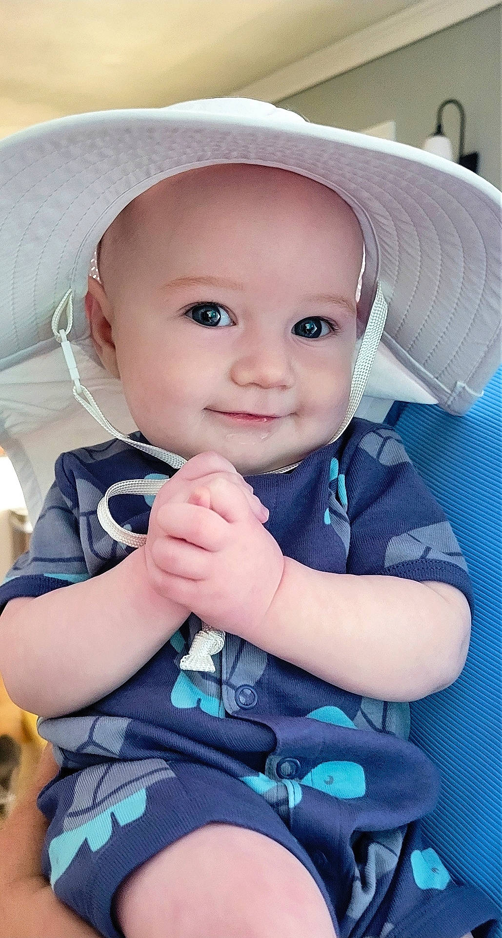 Connor joined the competition — help win amazing prizes! azure, baby, baby_toddler_clothing, cap, cheek, clothing, comfort, cool, finger, flash_photography, gesture, happy, hat, headgear, headwear, iris, joy, lip, person, skin