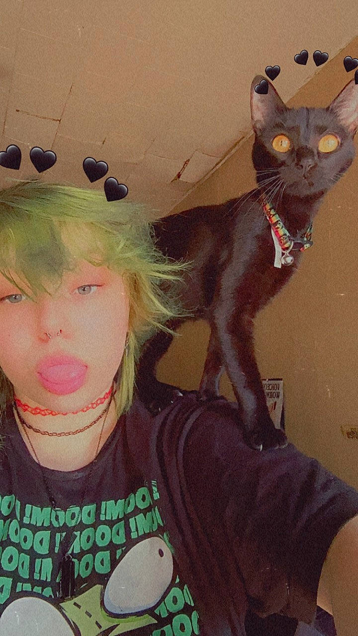 Spooky is registered to the contest to win money with this photo: bangs, carnivore, cat, cool, costume_hat, domestic_short_haired_cat, eyelash, eyewear, fashion_accessory, fawn, felidae, fur, happy, jewellery, lip, necklace, selfie, small_to_medium_sized_cats, tail, whiskers