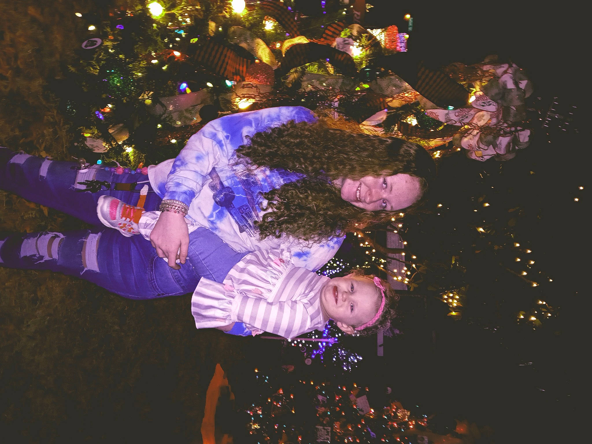 Bailey joined the competition — help win amazing prizes! christmas, christmas_decoration, christmas_eve, christmas_lights, christmas_ornament, christmas_tree, electric_blue, event, fun, happy, holiday, holiday_ornament, joy, ornament, person, pink, plant, purple, space, tradition