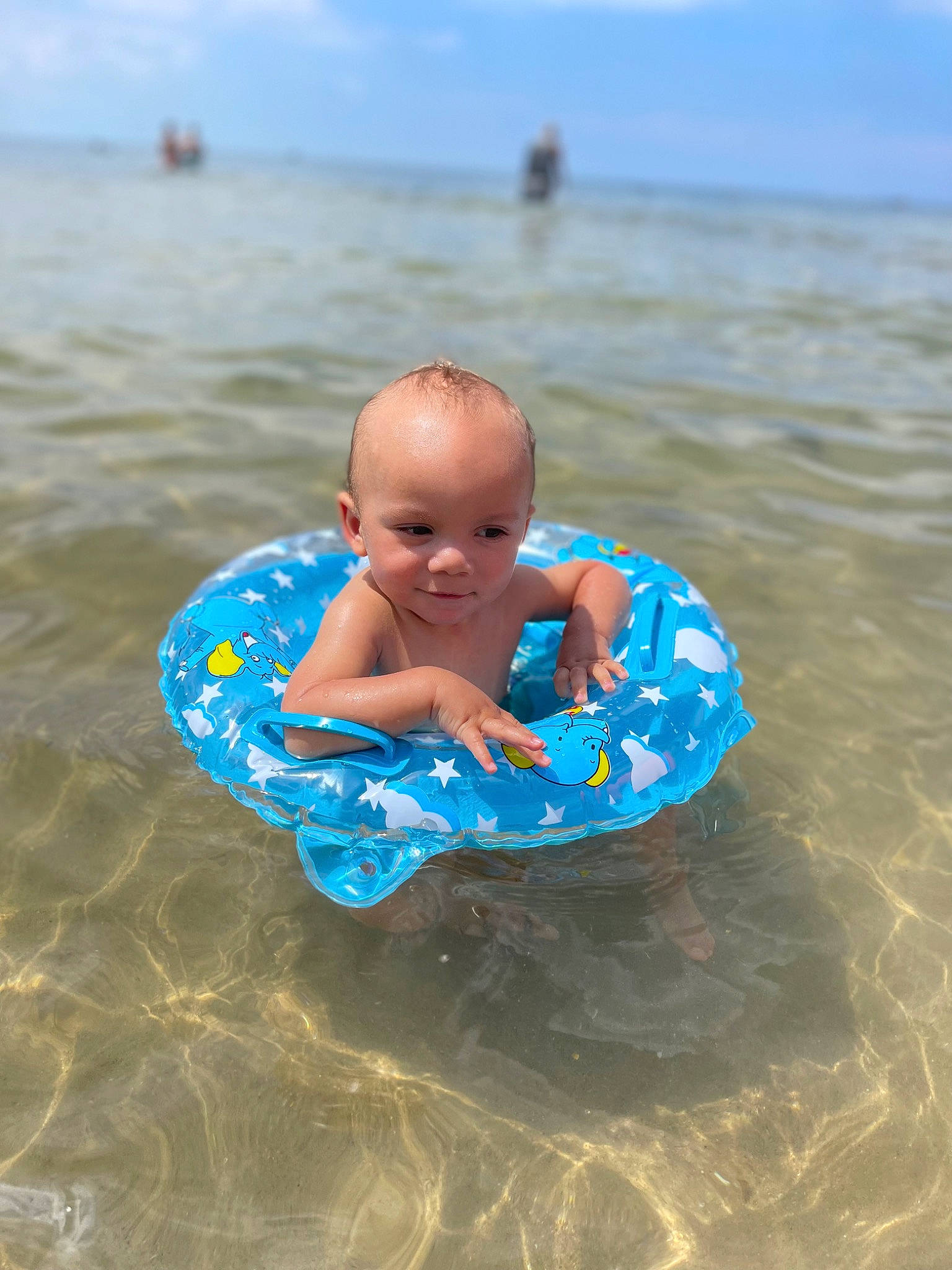 Rayden joined the competition — help win amazing prizes! azure, baby, baby_float, baby_toddler_clothing, bathing, beach, child, event, fun, happy, holiday, joy, leisure, ocean, people_on_beach, person, personal_protective_equipment, recreation, sky, toddler