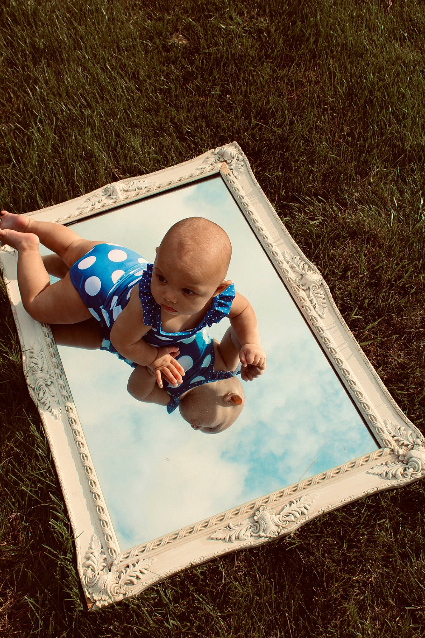 Zamiri is registered to the contest to win money with this photo: aqua, azure, baby, baby_toddler_clothing, barefoot, chest, child, design, foot, fun, grass, happy, leisure, person, play, recreation, rectangle, shorts, swimming_pool, swimwear