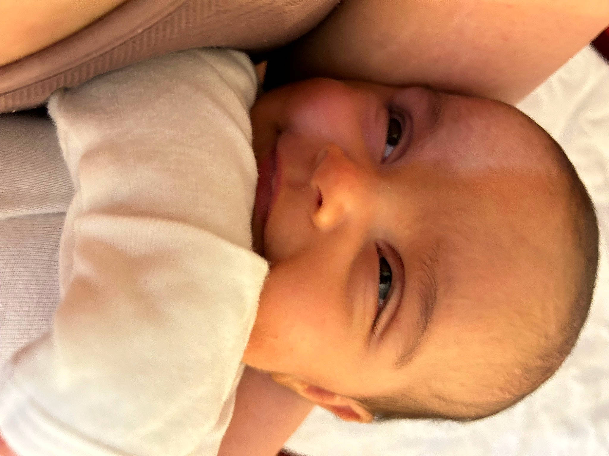 Cassie joined the competition — help win amazing prizes! baby, baby_toddler_clothing, cheek, child, close_up, comfort, eyebrow, eyelash, happy, iris, lip, nose, pattern, person, portrait_photography, skin, sleeve, smile, toddler