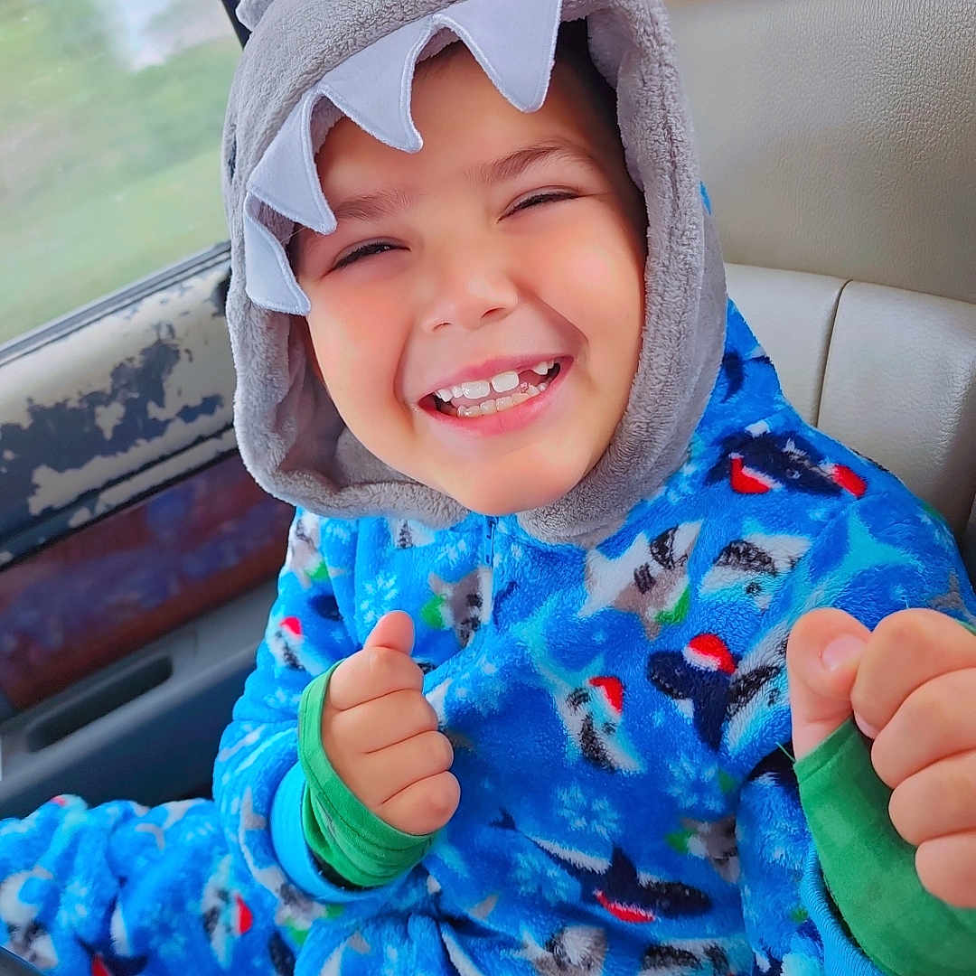 Nicolas joined the competition — help win amazing prizes! baby, bodypart, clothing, coat, face, finger, hand, happy, hat, head, hood, jacket, mouth, person, photography, portrait, smile, teeth, transportation, vehicle