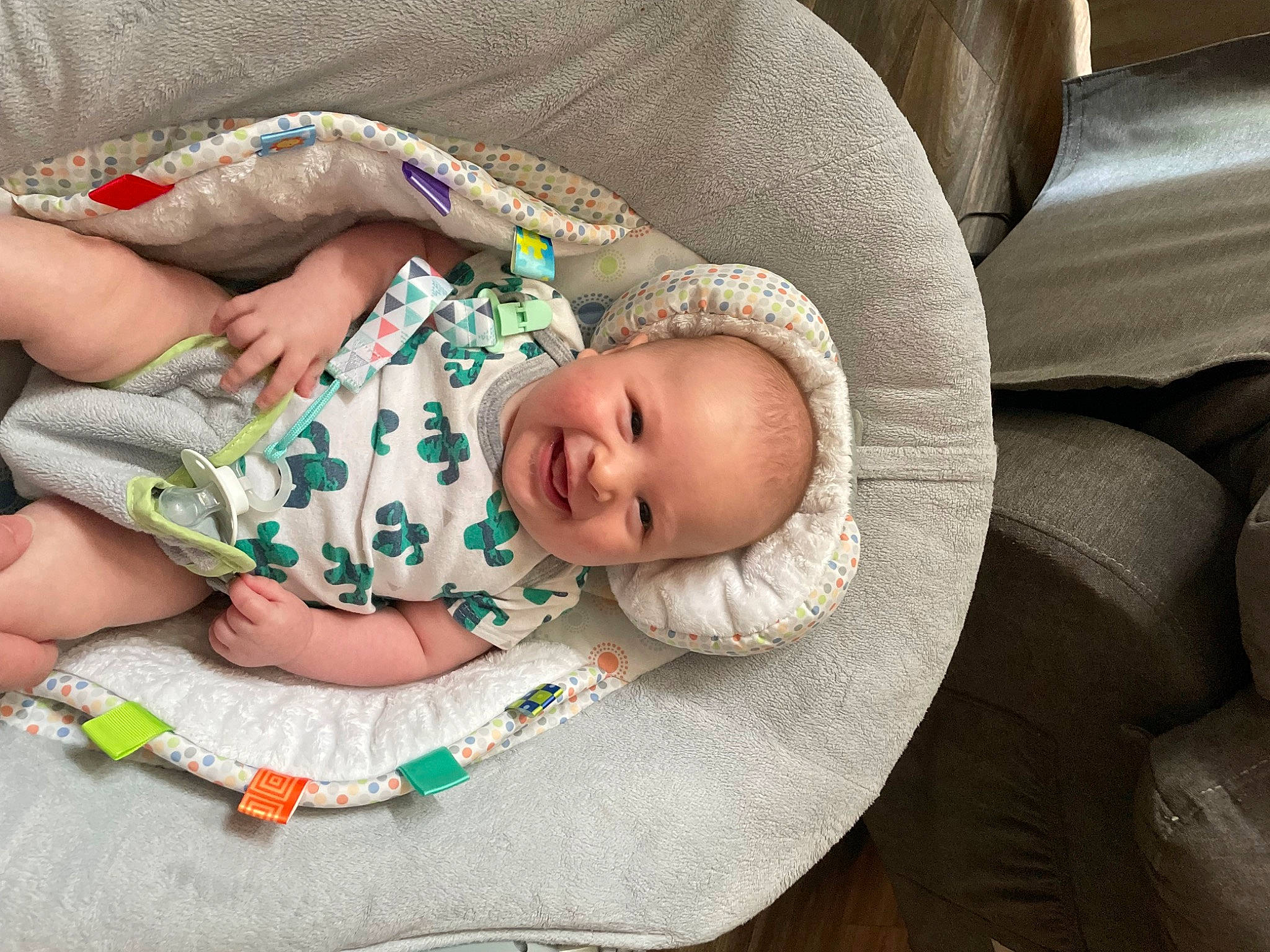 Enzo joined the competition — help win amazing prizes! baby, baby_products, baby_sleeping, baby_toddler_clothing, child, comfort, finger, joy, linens, nap, pattern, person, room, sitting, skin, sleep, sock, textile, toddler, wood