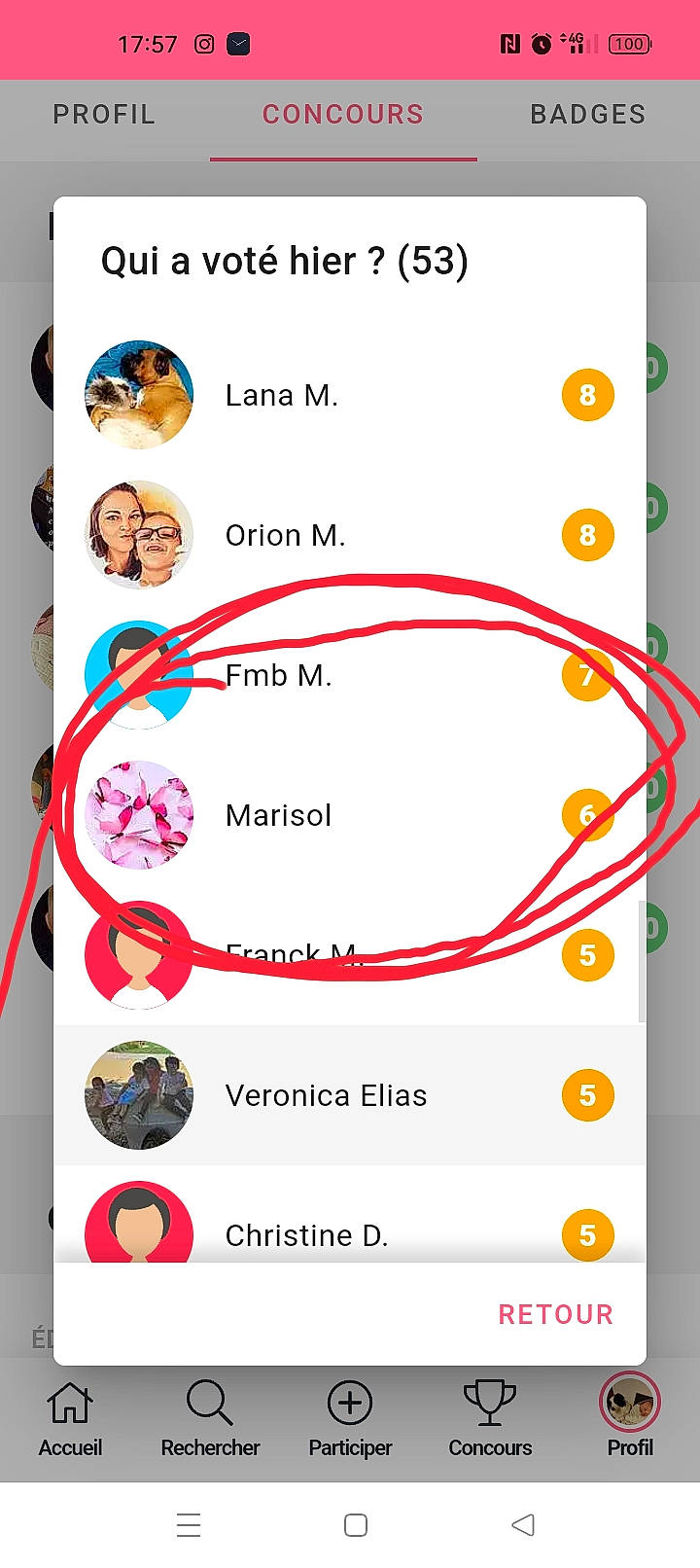 éden a rejoint le concours — aidez-le/la à gagner de superbes lots ! advertising, audio_equipment, circle, diagram, event, font, graphic_design, magenta, number, parallel, person, product, rectangle, screenshot, technology, transport