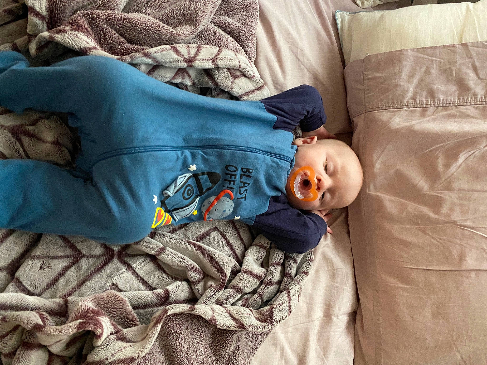 Brysen joined the competition — help win amazing prizes! baby, baby_products, bed_sheet, bedding, bedtime, child, comfort, couch, grey, human, leisure, linens, nap, person, product, room, sitting, textile, throw_pillow, toddler
