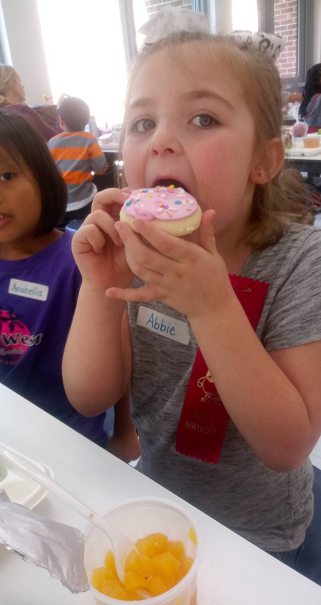 Abbie joined the competition — help win amazing prizes! child, comfort_food, cuisine, eating, food, person, surprise, toddler