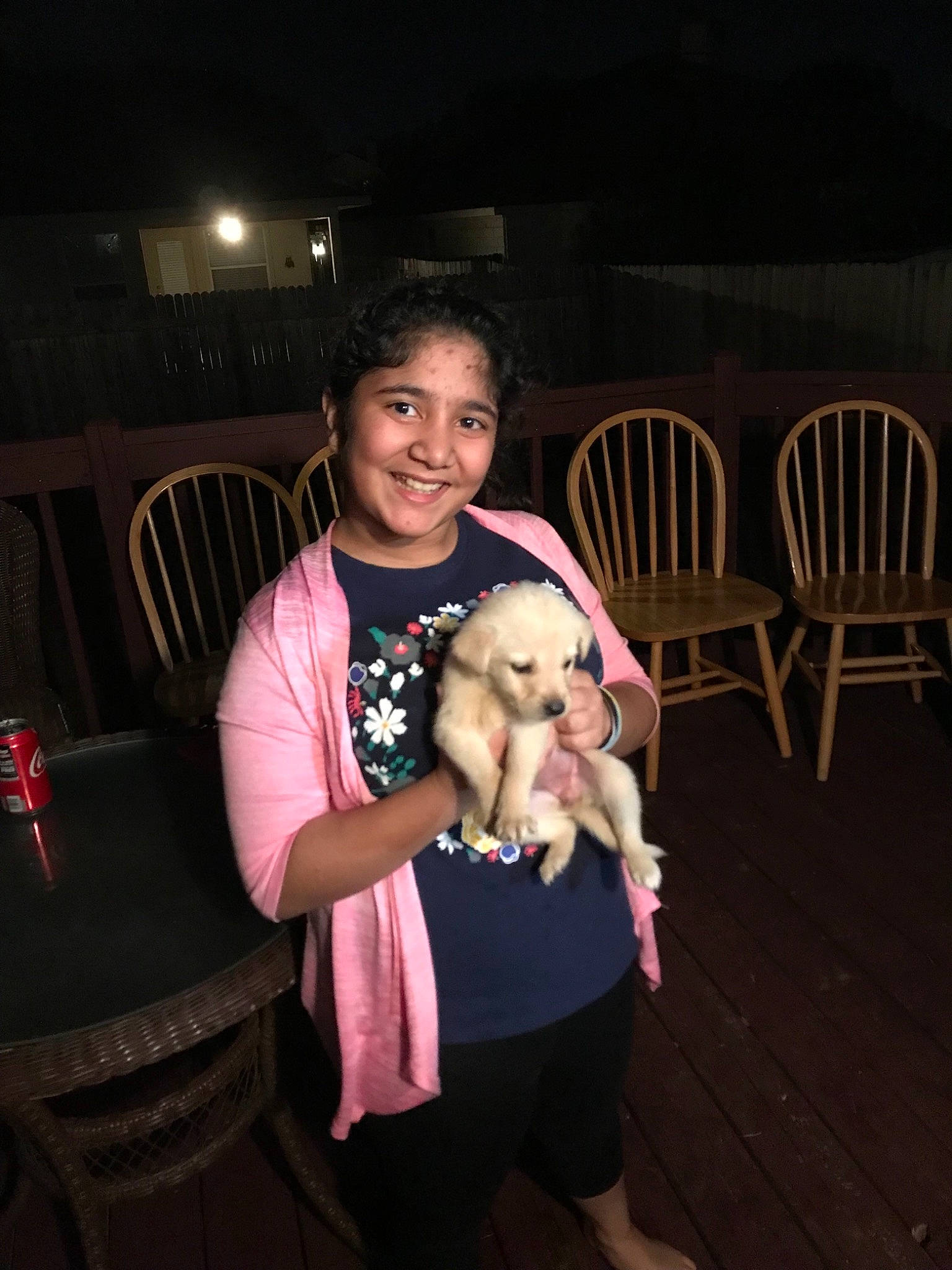 Dua is registered to the contest to win money with this photo: child, daughter, day, dog_like_mammal, emotion, event, facial_expression, fun, girl, human_body, joy, mammal, organ, person, pink, product, skin, smile, snapshot, toddler