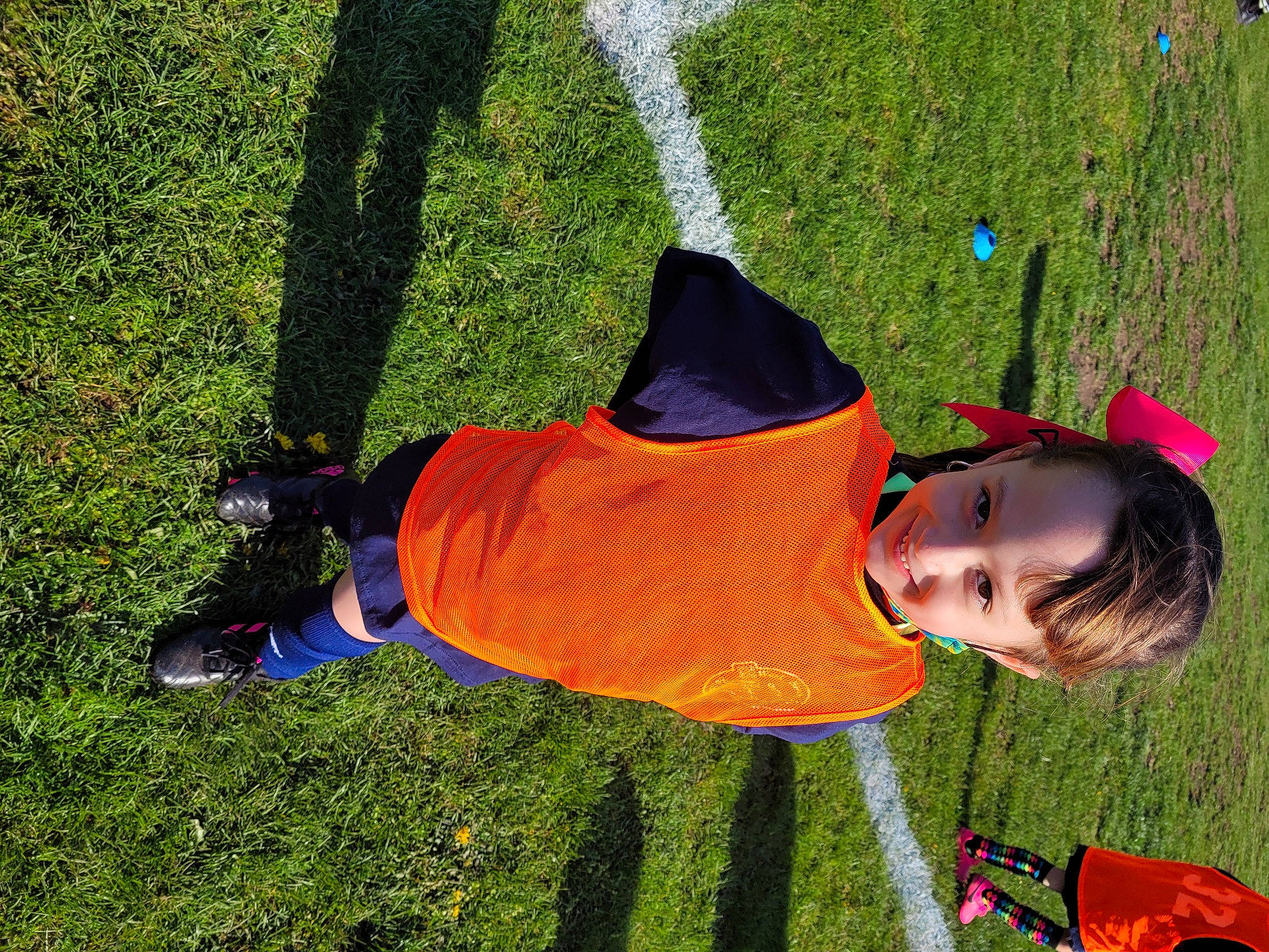 Rylinn is registered to the contest to win money with this photo: botany, child, fun, grass, grass_family, grassland, green, happy, hat, joy, lawn, leaf, leisure, nature, orange, people_in_nature, person, plant, recreation, shoe