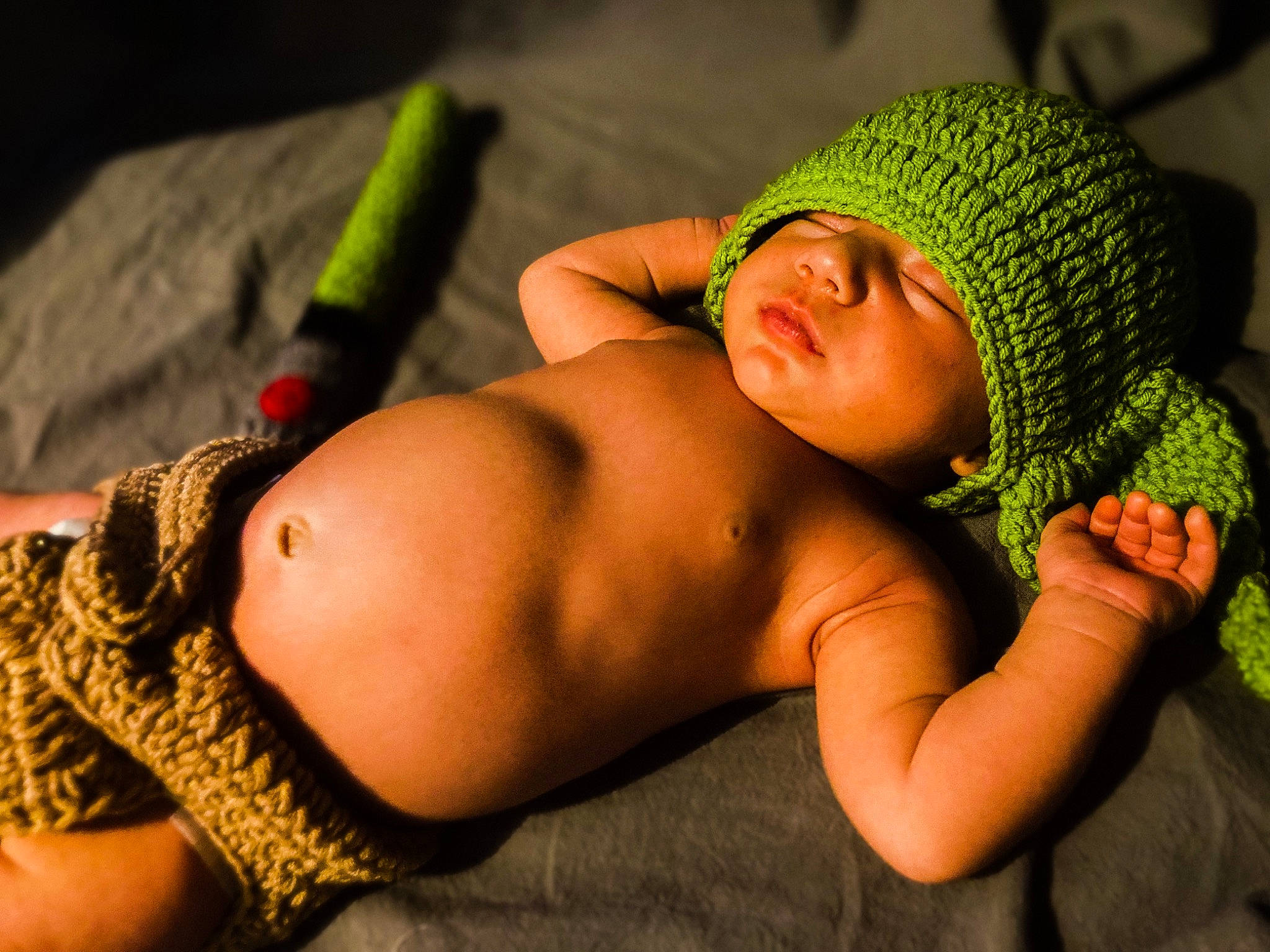 Deacon is registered to the contest to win money with this photo: abdomen, arm, baby, baby_sleeping, cap, chest, child, comfort, finger, hand, headgear, headwear, human_body, human_leg, joint, muscle, navel, person, skin, thigh