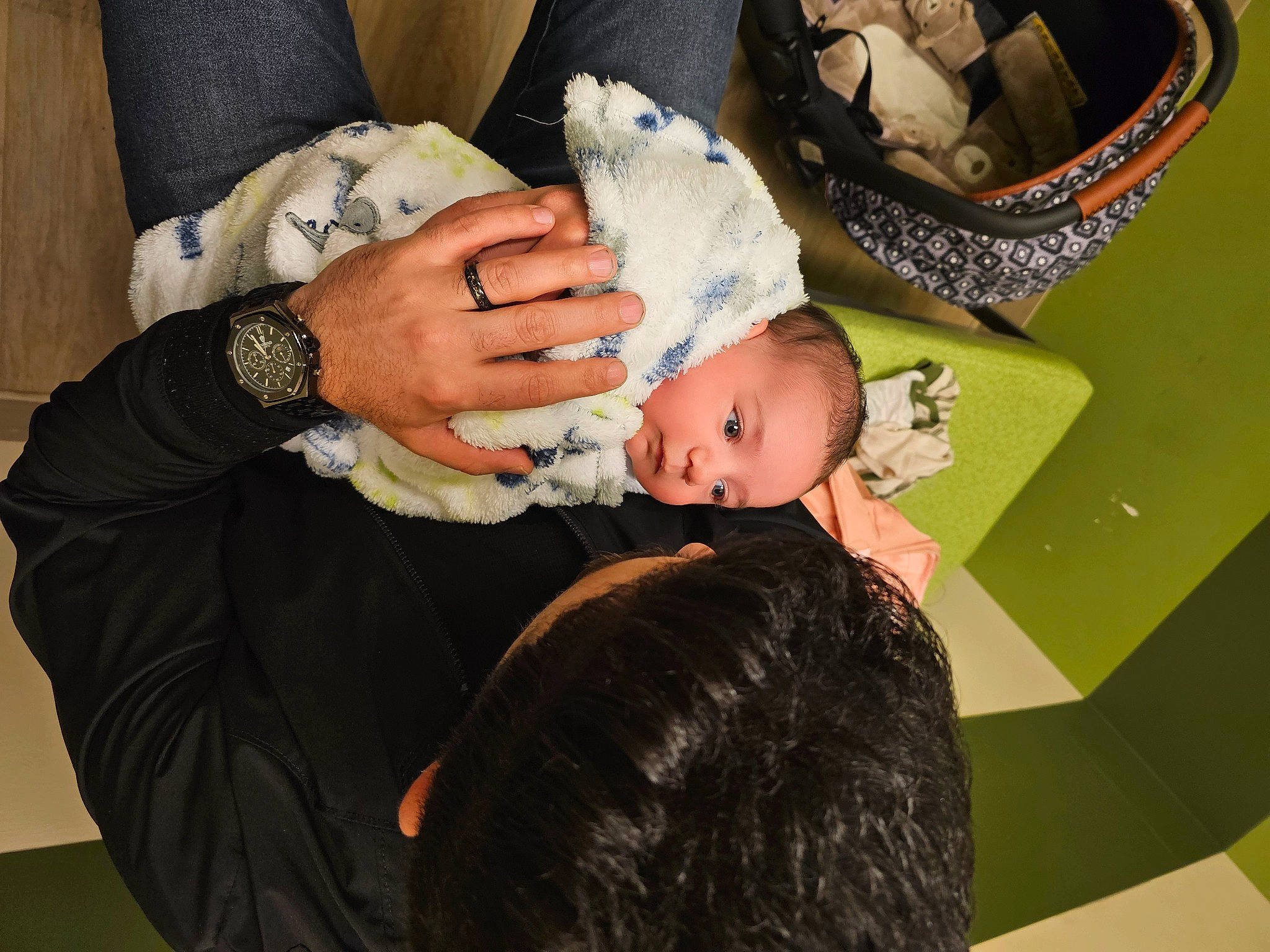 Ivan joined the competition — help win amazing prizes! baby, baby_products, baby_toddler_clothing, comfort, dress, event, fashion_accessory, finger, gesture, hand, happy, human_body, jewellery, lap, nail, person, sitting, sleeve, toddler, watch