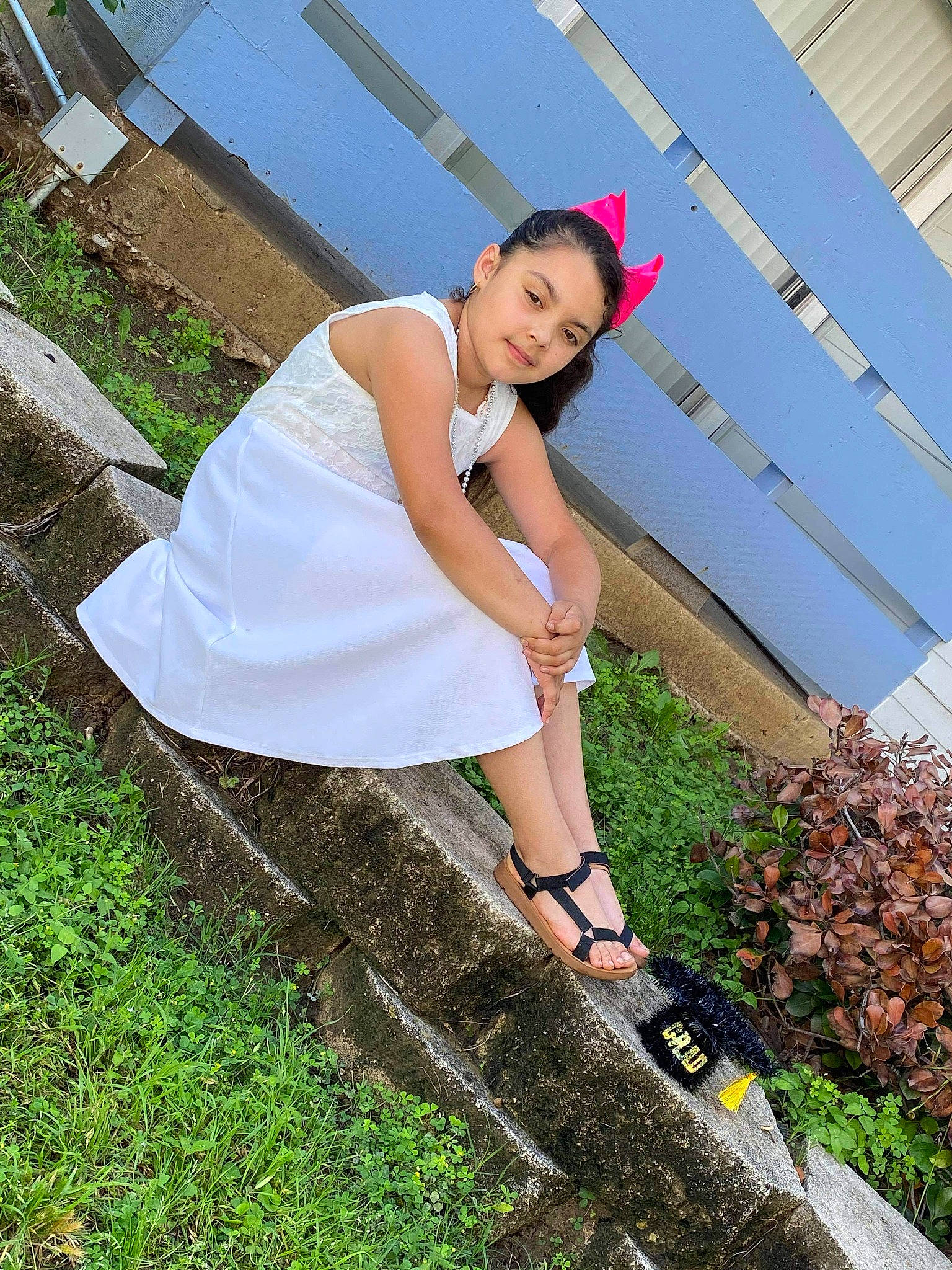 Ariana joined the competition — help win amazing prizes! electric_blue, fashion, fashion_design, flash_photography, formal_wear, grass, happy, human_leg, joint, knee, leg, leisure, people_in_nature, person, plant, sandal, shoulder, smile, summer, thigh