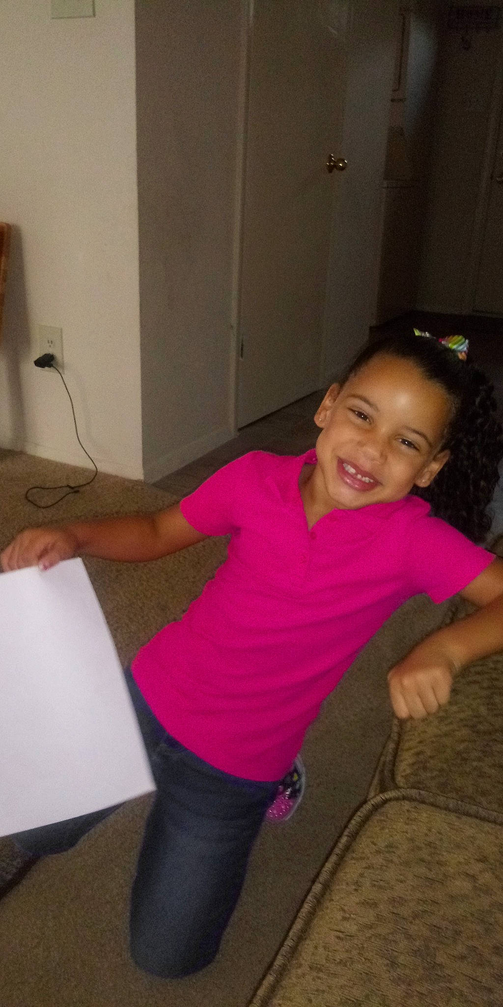 Kaydence joined the competition — help win amazing prizes! abdomen, arm, fun, hip, human_body, joint, joy, knee, leg, neck, person, pink, shoulder, thigh