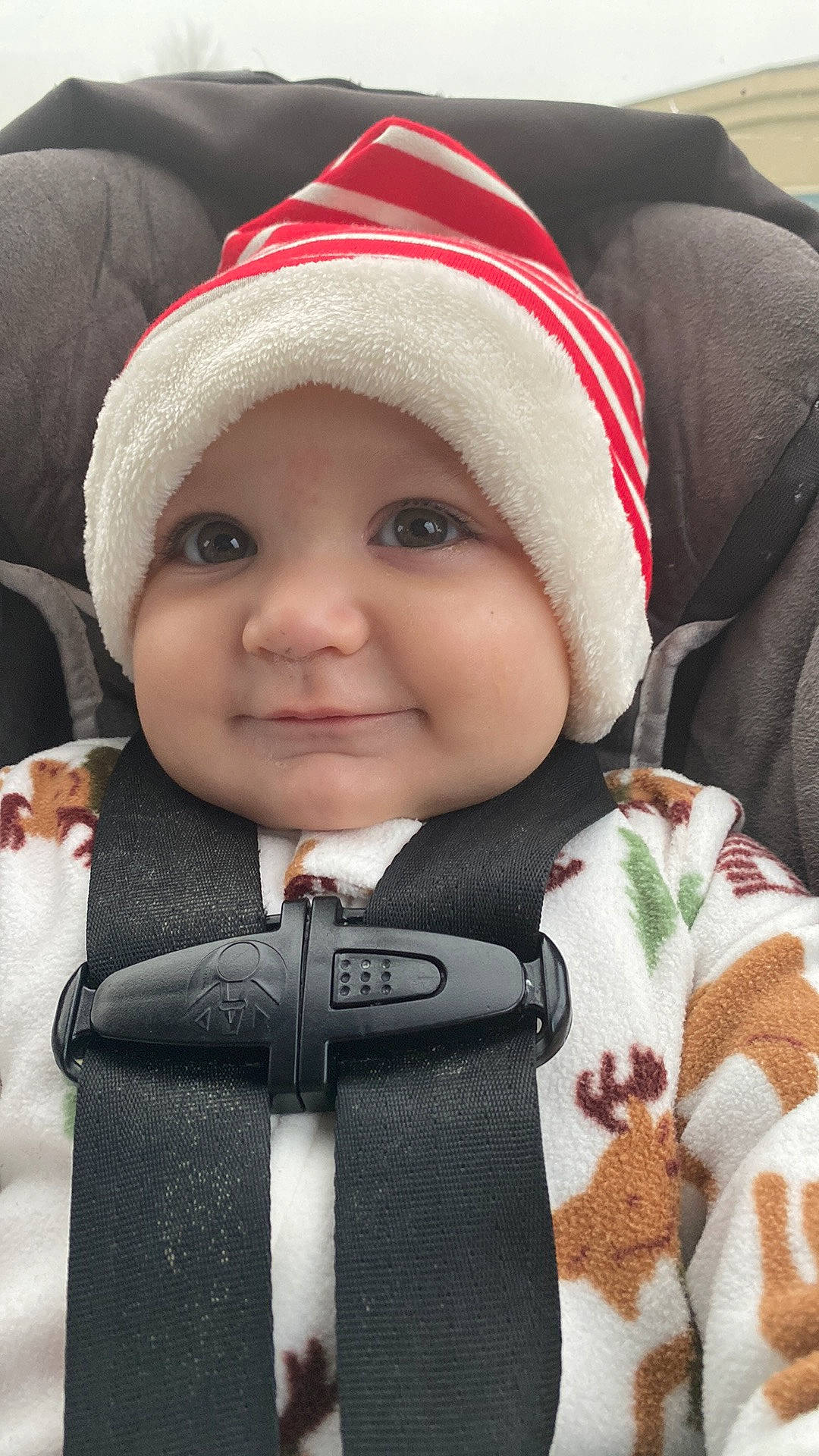 Angelo joined the competition — help win amazing prizes! baby, baby_toddler_clothing, beauty, cap, cheek, child, collar, comfort, eye, happy, headwear, hood, jacket, outerwear, person, sleeve, smile, textile, toddler, white