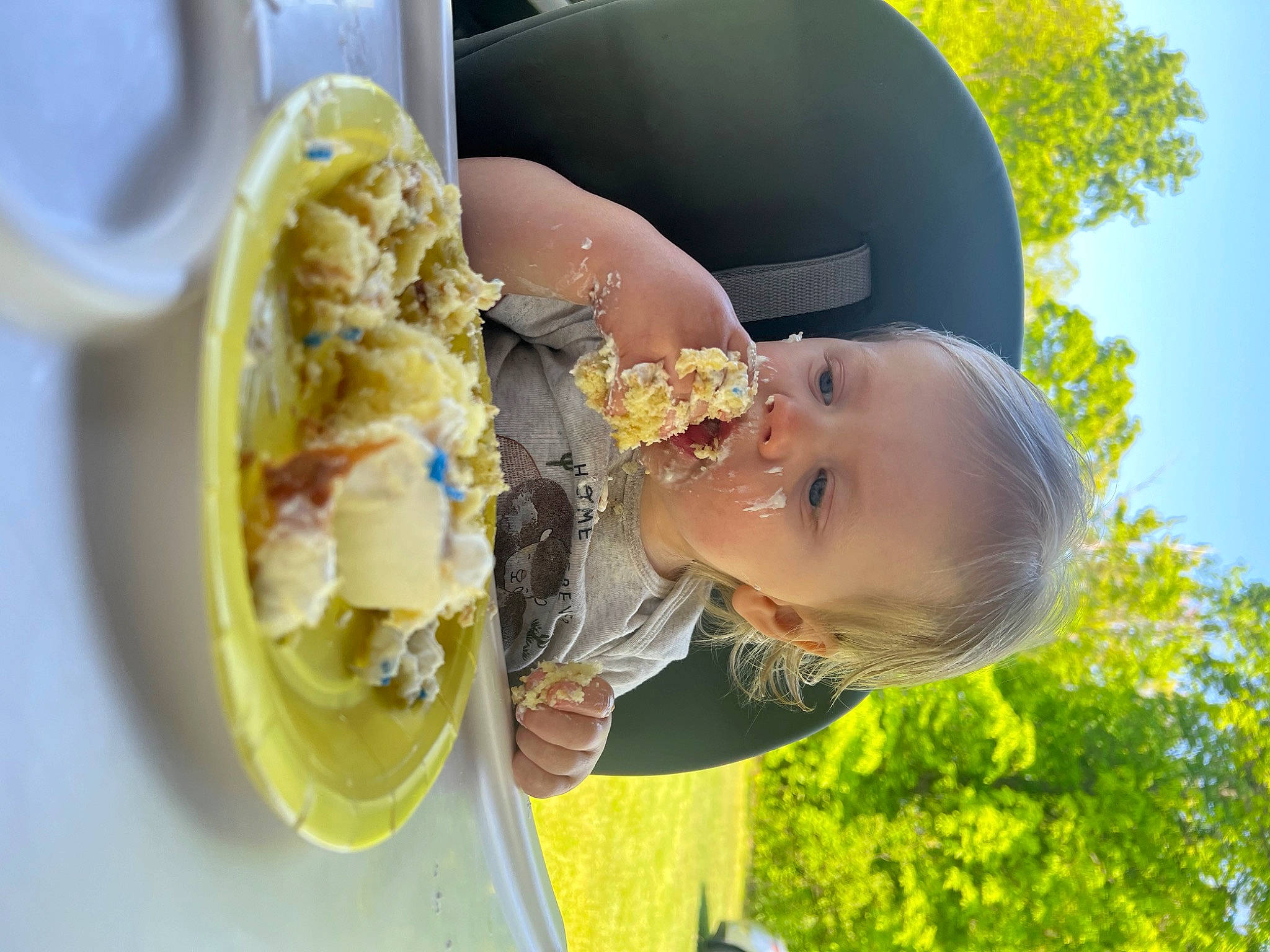 Luka joined the competition — help win amazing prizes! baby, child, comfort_food, cuisine, dish, fast_food, food, food_craving, grass, happy, ingredient, leisure, person, recipe, sky, smile, staple_food, tableware, toddler, tree
