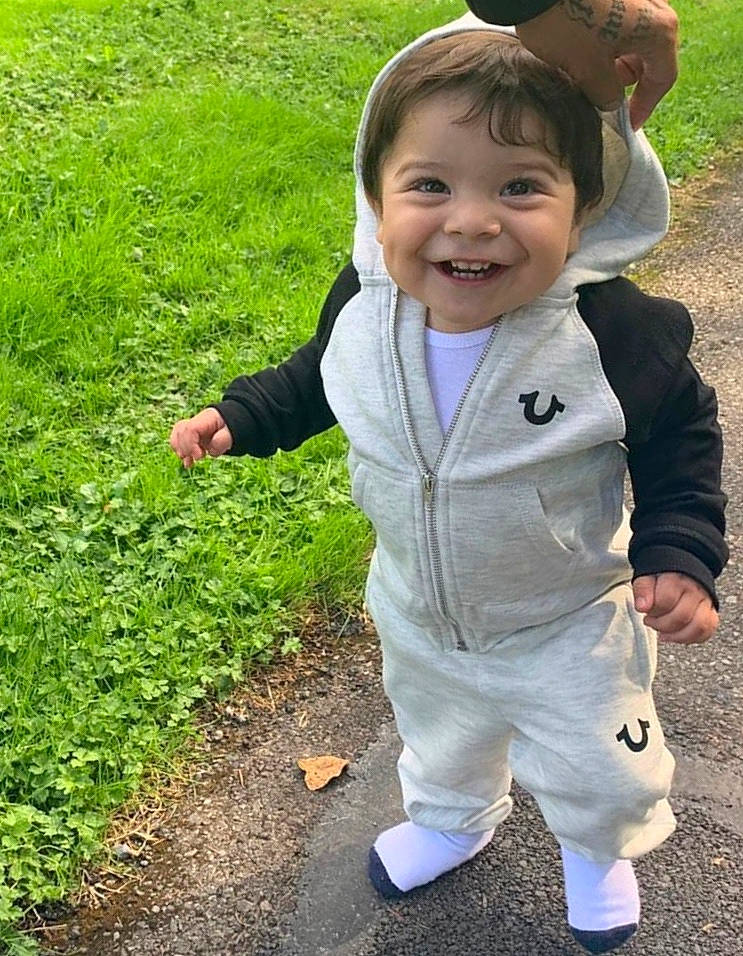 Giovani joined the competition — help win amazing prizes! child, fun, grass, joy, outerwear, person, plant, play, smile, toddler, walking