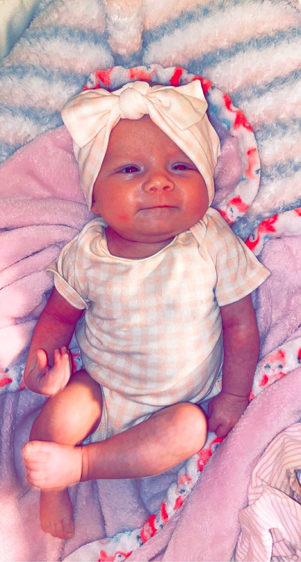 Jacqueline joined the competition — help win amazing prizes! baby, baby_sleeping, baby_toddler_clothing, cheek, comfort, eye, face, finger, hand, headwear, human_body, iris, lip, mouth, muscle, nose, person, pink, skin, textile