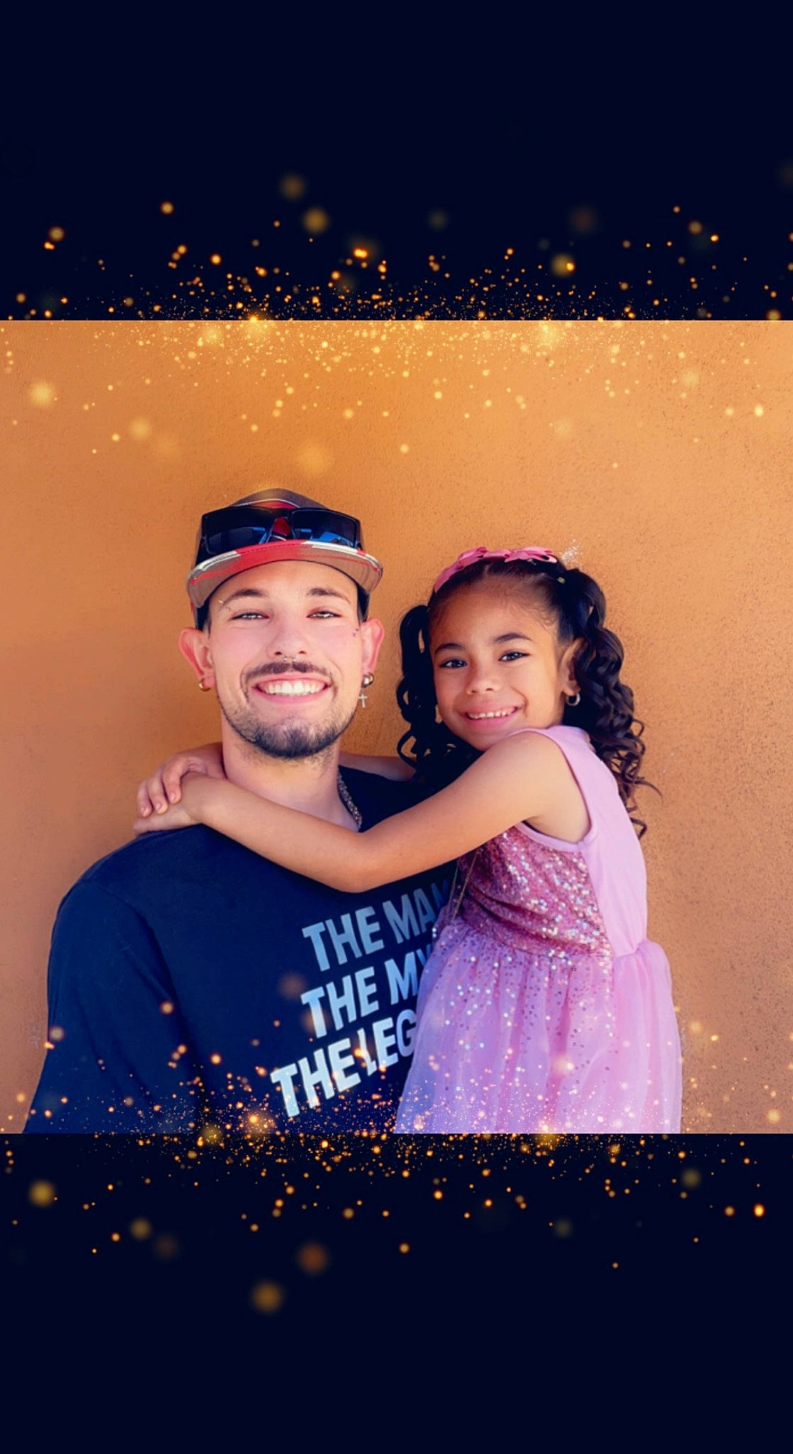 Nevaeh is registered to the contest to win money with this photo: baseball_cap, beauty, cap, electric_blue, event, flash_photography, formal_wear, friendship, fun, gesture, happy, hat, headwear, holiday, joy, magenta, people_in_nature, person, purple, sky