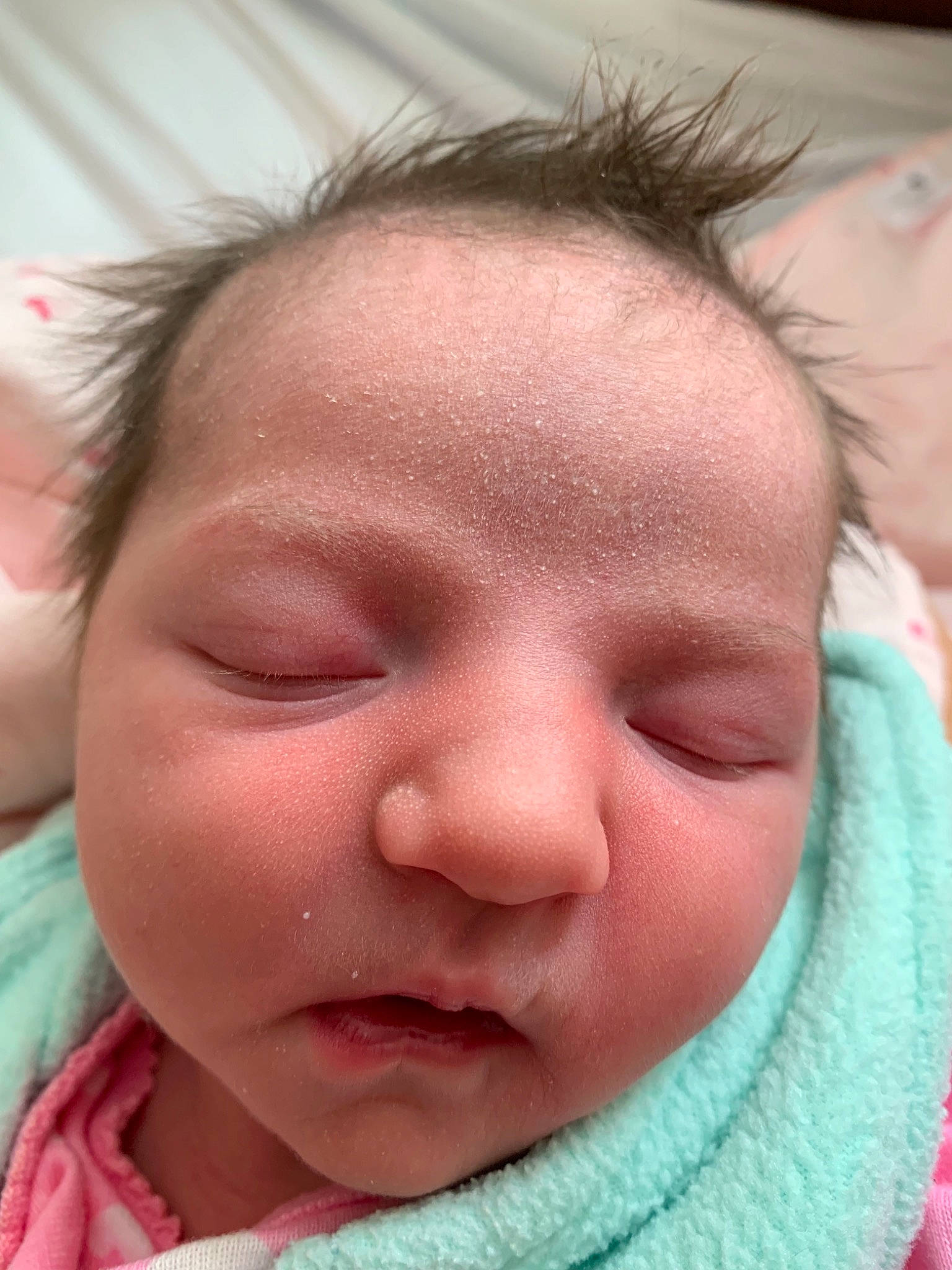 Maizie joined the competition — help win amazing prizes! baby, baby_making_funny_faces, cheek, child, chin, close_up, ear, eye, eyebrow, eyelash, face, facial_expression, forehead, head, lip, mouth, nose, person, skin, sleep