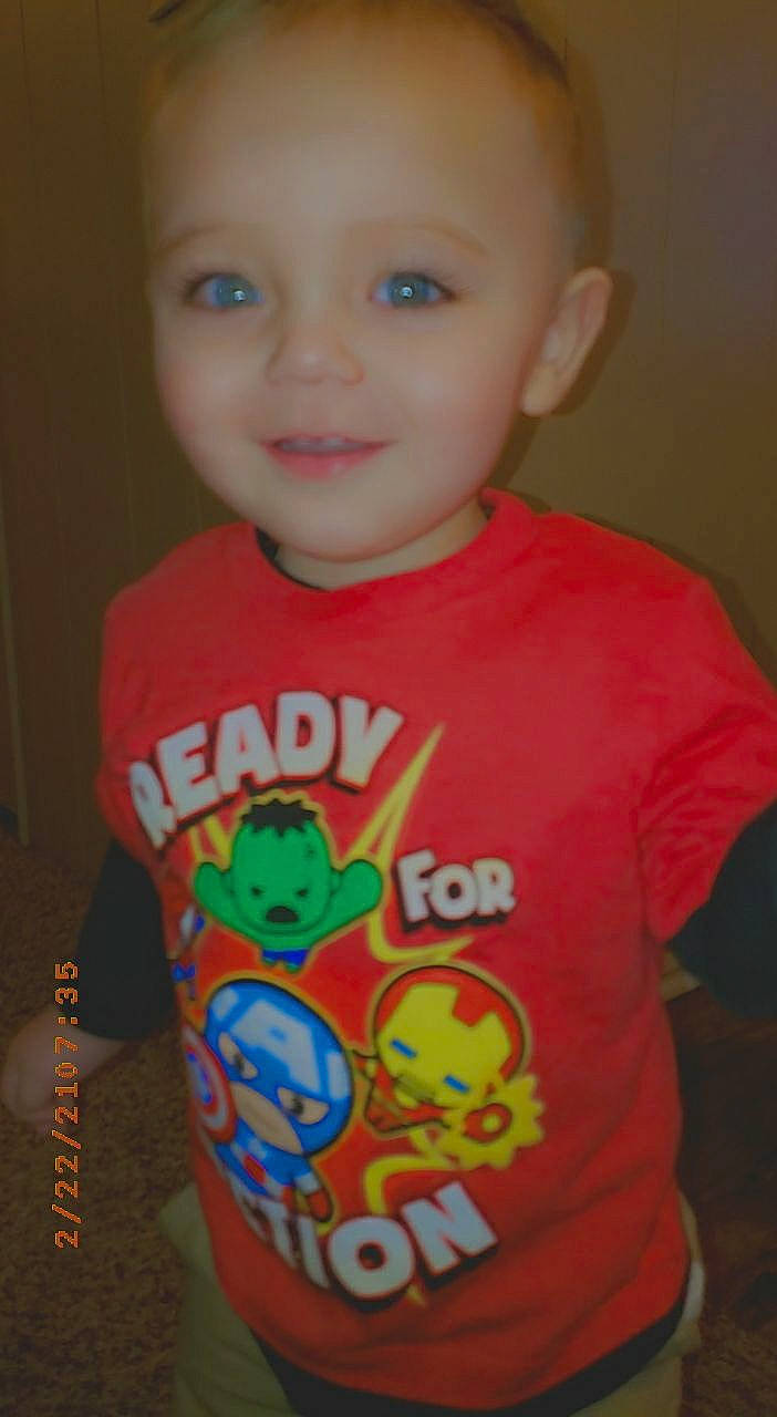Zaydin joined the competition — help win amazing prizes! active_shirt, baby, baby_products, baby_toddler_clothing, blue, cheek, child, chin, cool, happy, joy, logo, neck, nose, organ, person, product, sleeve, smile, t_shirt