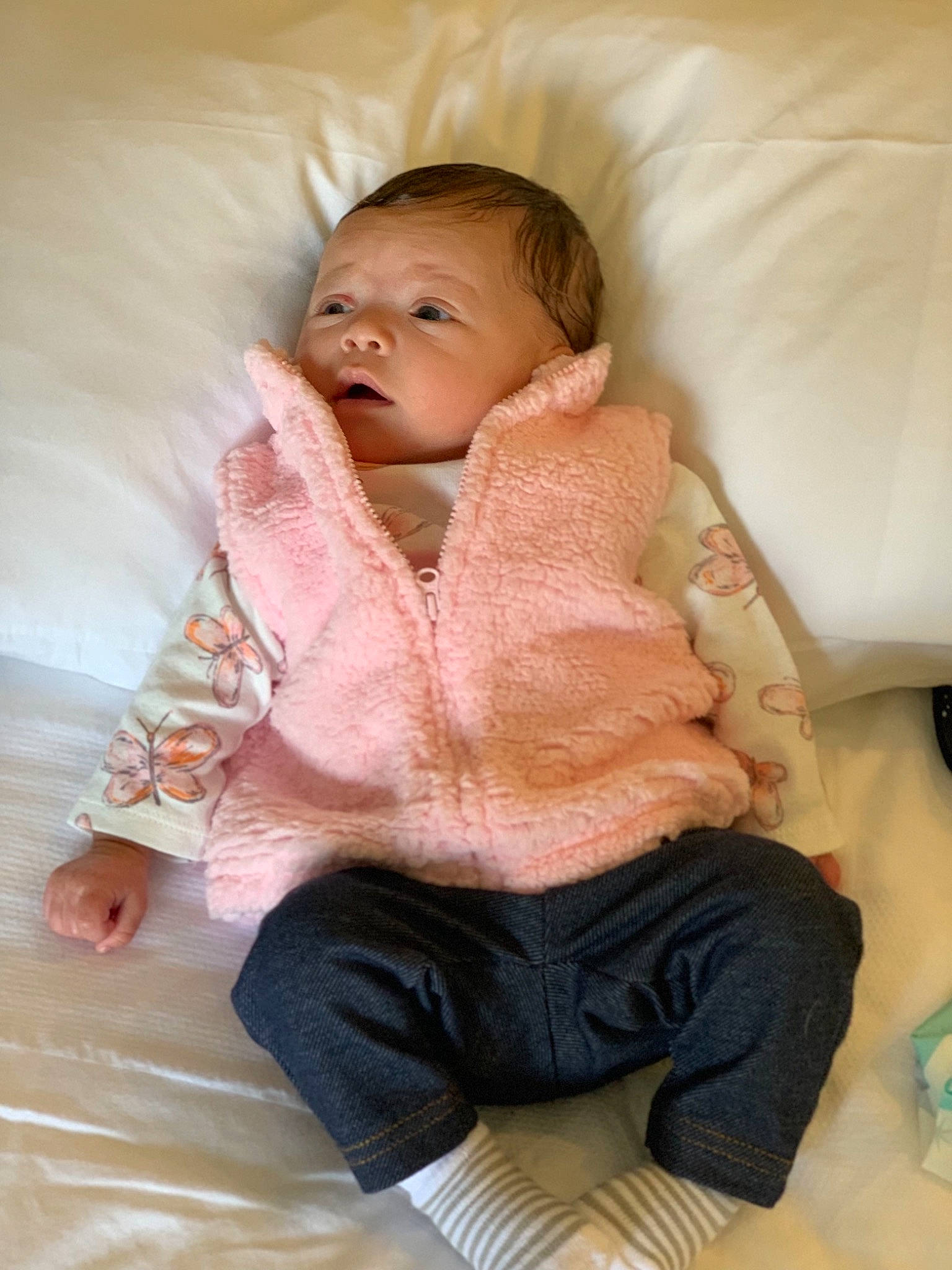 Iylah joined the competition — help win amazing prizes! baby, baby_toddler_clothing, cheek, chin, collar, comfort, face, head, human_body, human_leg, iris, knee, lip, nose, outerwear, person, sleeve, thumb, toddler, wool