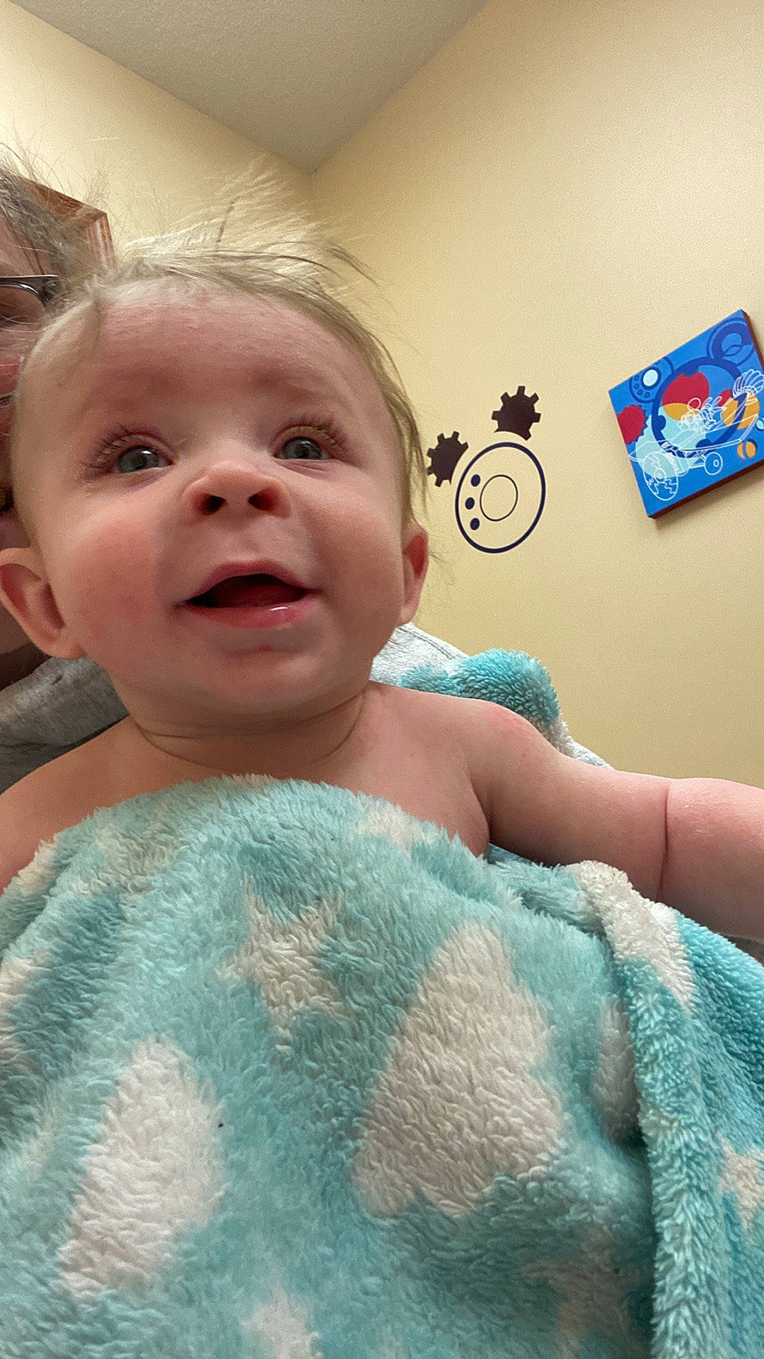 Daxton joined the competition — help win amazing prizes! azure, baby, cheek, comfort, ear, eye, eyebrow, eyelash, finger, gesture, happy, iris, linens, mouth, nose, person, shoulder, skin, smile, toddler