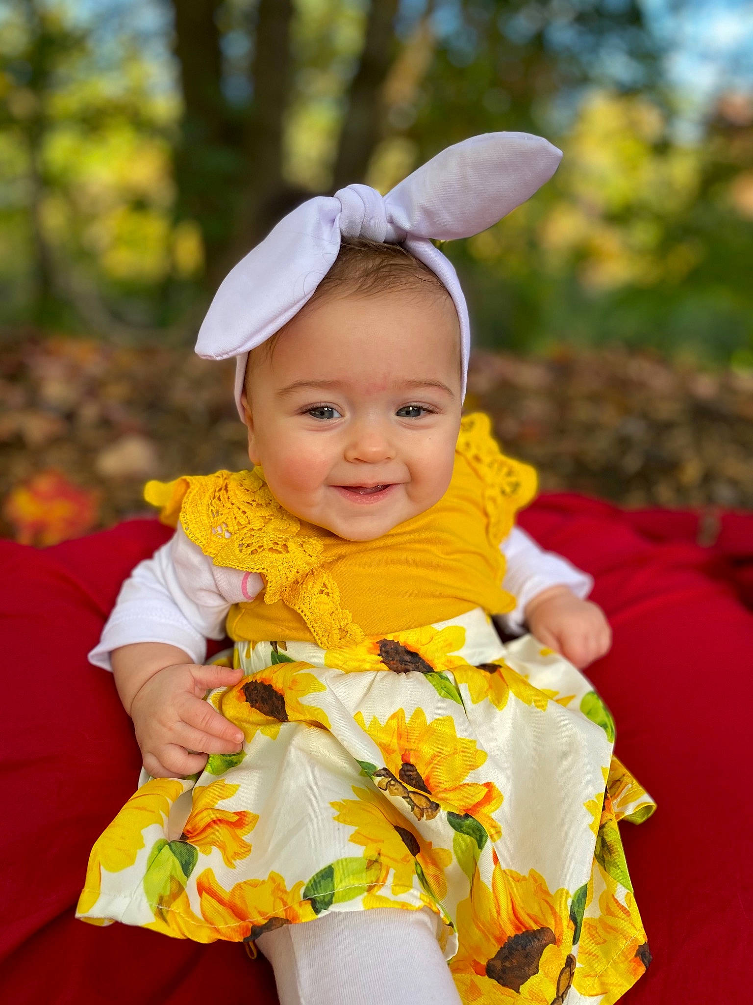 Sofia joined the competition — help win amazing prizes! baby, baby_toddler_clothing, bonnet, child, child_model, costume, costume_accessory, eye, hair_accessory, happy, headband, headpiece, joy, nose, people_in_nature, person, portrait_photography, toddler