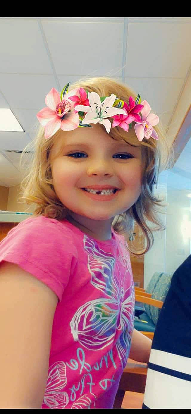 Mariella joined the competition — help win amazing prizes! child, child_model, fashion_accessory, hair_accessory, headband, headgear, headwear, joy, person, pink, smile, toddler