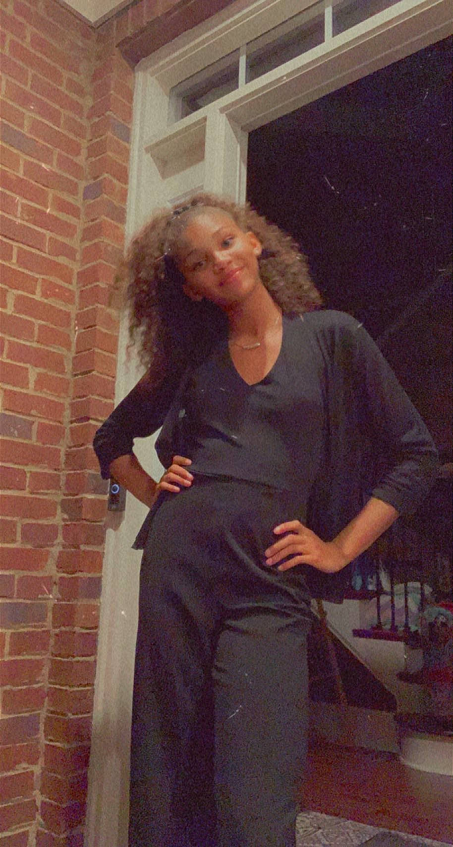 Kayden joined the competition — help win amazing prizes! abdomen, blond, brick, brickwork, dress, electric_blue, event, fashion_design, formal_wear, human_leg, jewellery, joy, knee, long_hair, magenta, person, sleeve, street_fashion, t_shirt, thigh