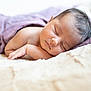 baby, sleeping, blanket, soft, cozy, infant, peaceful, resting, portrait, closeup, cute, young, child, skin, face, hand, relaxation, comfort, indoors, warm