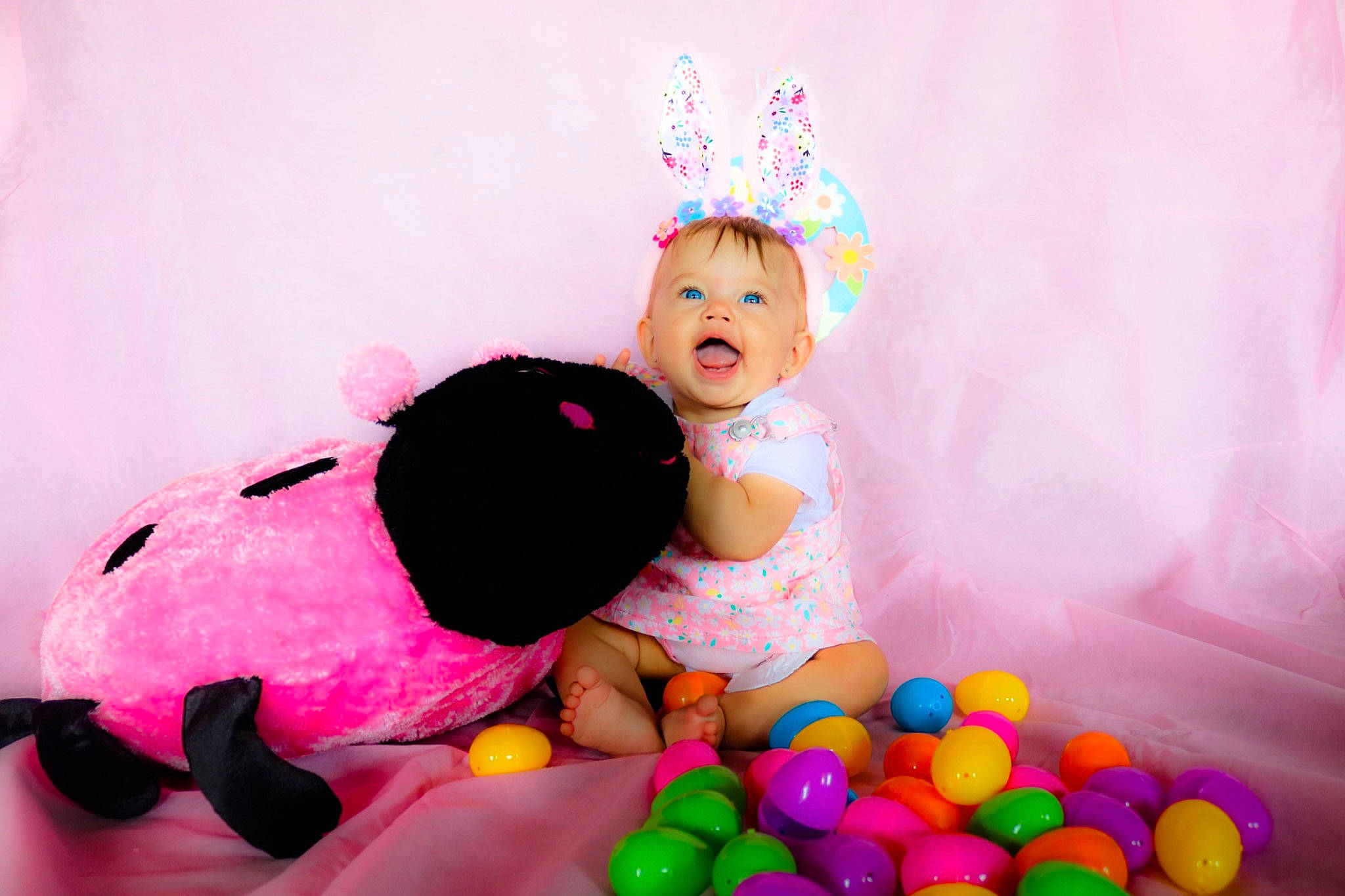 Bexlie joined the competition — help win amazing prizes! baby_products, baby_toys, balloon, child, doll, easter, event, fun, happy, magenta, mammal, party_supply, person, pink, plush, recreation, stuffed_toy, sweetness, teddy_bear, toy