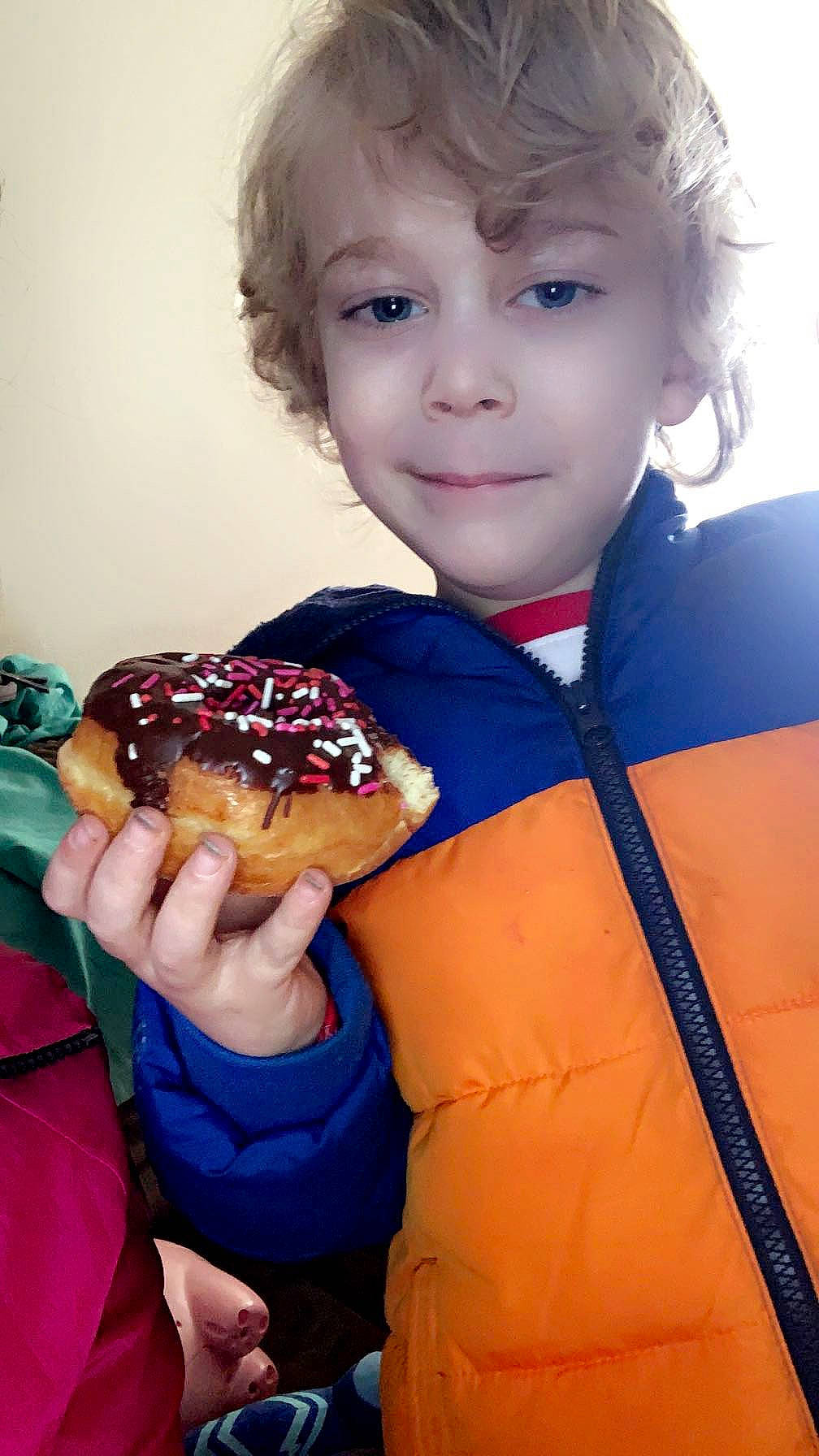 Jameson is registered to the contest to win money with this photo: arm, baked_goods, baking, bun, cake, clothing, cuisine, dessert, dish, electric_blue, finger, food, gluten, hand, happy, ingredient, junk_food, person, recipe, sweetness