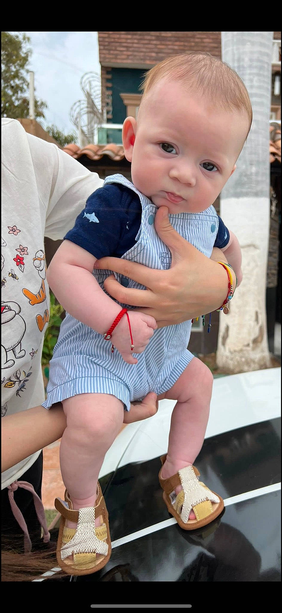 Dorian joined the competition — help win amazing prizes! baby, baby_toddler_clothing, black, cool, electric_blue, happy, human_leg, joint, knee, lap, leg, leisure, pattern, person, photograph, sandal, shoe, shorts, thigh, toddler