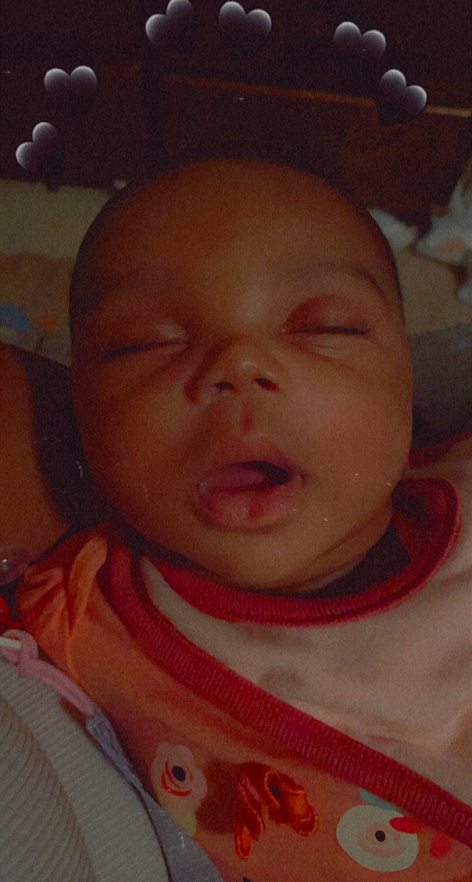 Imani is registered to the contest to win money with this photo: baby, cheek, chin, comfort, ear, eyebrow, face, facial_expression, forehead, head, iris, jaw, lip, mouth, nose, organ, person, pink, skin, smile