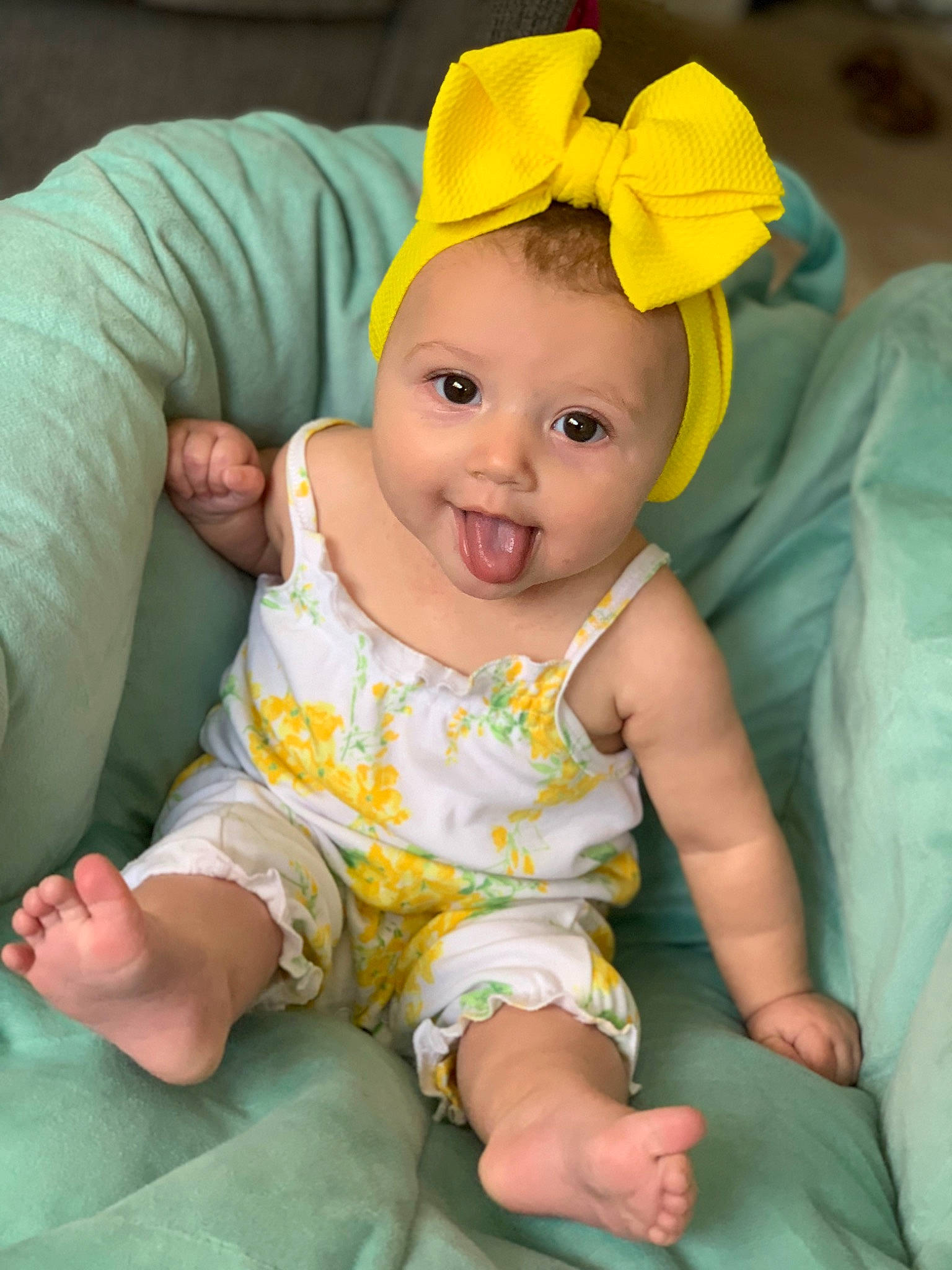 Kinslei is registered to the contest to win money with this photo: baby, baby_toddler_clothing, cap, cheek, child, comfort, costume_hat, eye, fun, grass, happy, iris, person, pink, product, skin, sleeve, smile, textile, toddler