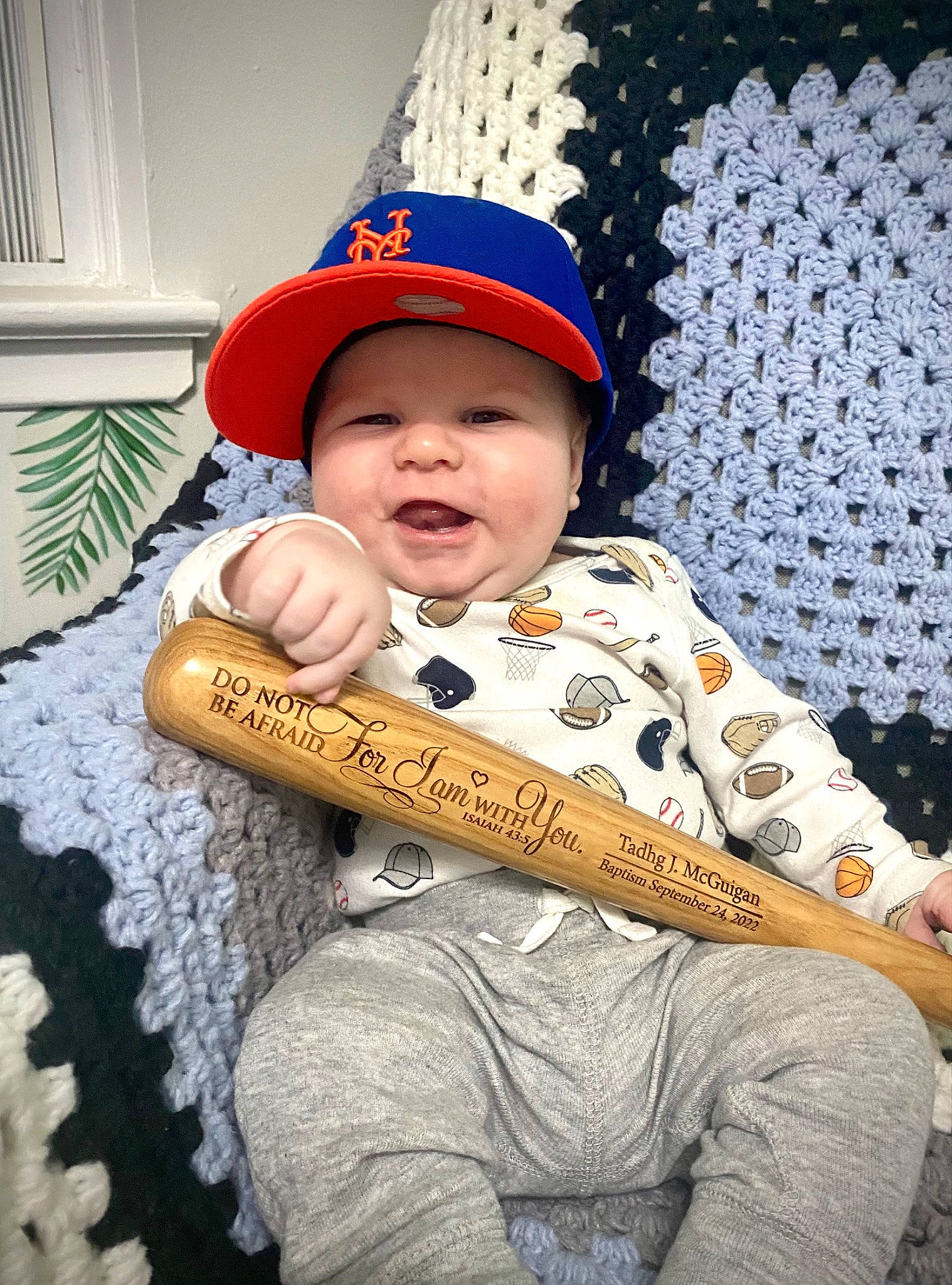 Tadhg joined the competition — help win amazing prizes! baby, baby_toddler_clothing, baseball_cap, cap, child, costume, costume_hat, fashion_accessory, fedora, fun, happy, headgear, headwear, linens, outerwear, pattern, person, sitting, sleeve, smile