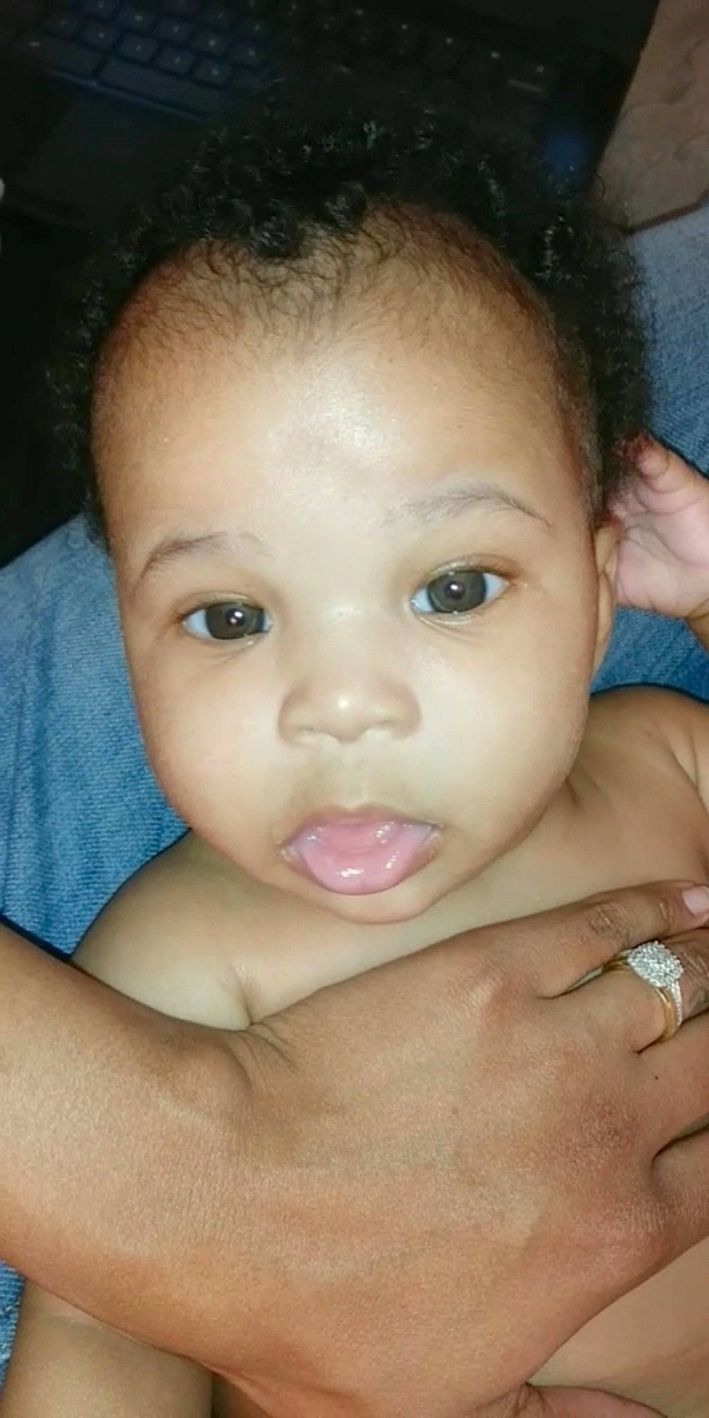 K'Lynn joined the competition — help win amazing prizes! baby, beauty, cheek, child, chin, close_up, ear, eye, eyebrow, face, forehead, hair, head, lip, mouth, neck, nose, organ, person, skin