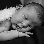 Dolcie joined the competition — help win amazing prizes! baby, black_and_white, blanket, child, closeup, cute, delicate, face, hand, infant, newborn, peaceful, portrait, resting, skin, sleep, sleeping, soft, tender, young