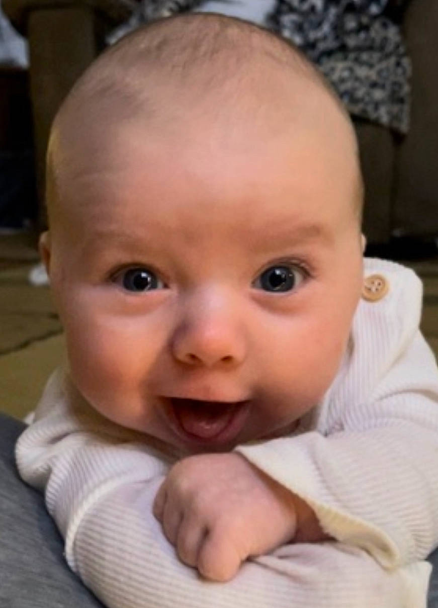 Tayzyn joined the competition — help win amazing prizes! baby, baby_toddler_clothing, cheek, child, chin, ear, eyebrow, eyelash, finger, gesture, happy, iris, lip, mouth, nose, person, skin, sleeve, smile, thumb