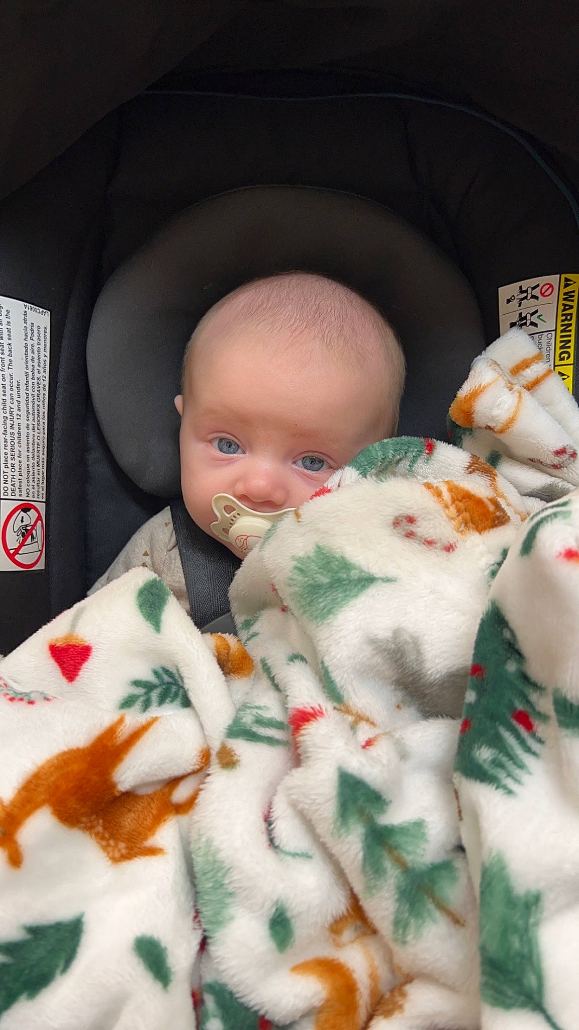 Beckett is registered to the contest to win money with this photo: baby, bed_sheet, bedding, blanket, carmine, child, comfort, comfort_food, doll, fur, linens, pattern, person, plush, room, skin, stuffed_toy, textile, toddler, toy