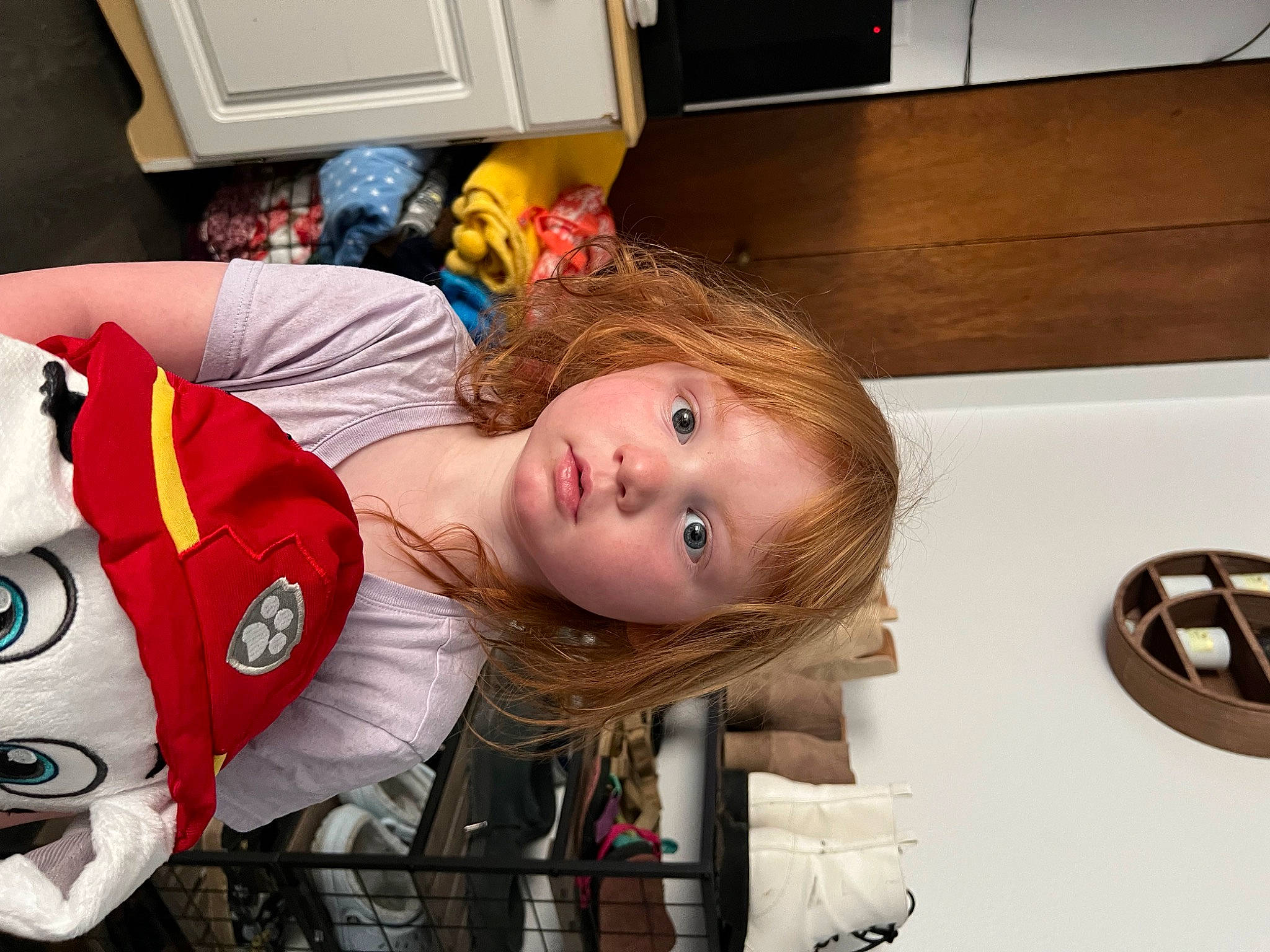 Hunter joined the competition — help win amazing prizes! carmine, child, comfort, flooring, fun, hair_coloring, mouth, person, room, toddler, vacation, wood