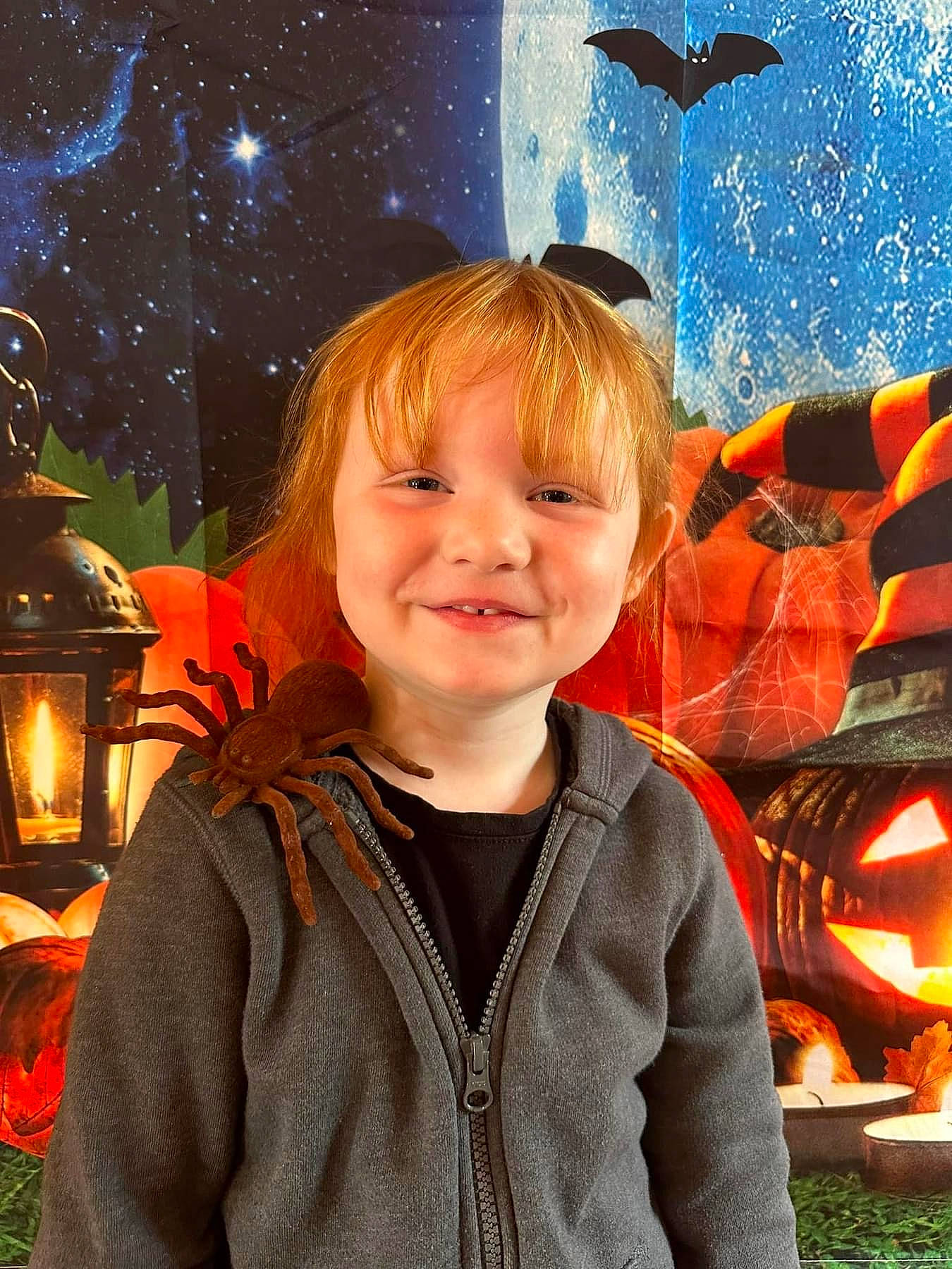 Hunter joined the competition — help win amazing prizes! art, astronomical_object, bird, calabaza, child, electric_blue, fish, fun, hair, happy, holiday, joy, lamp, orange, people_in_nature, person, sleeve, smile, t_shirt, toddler