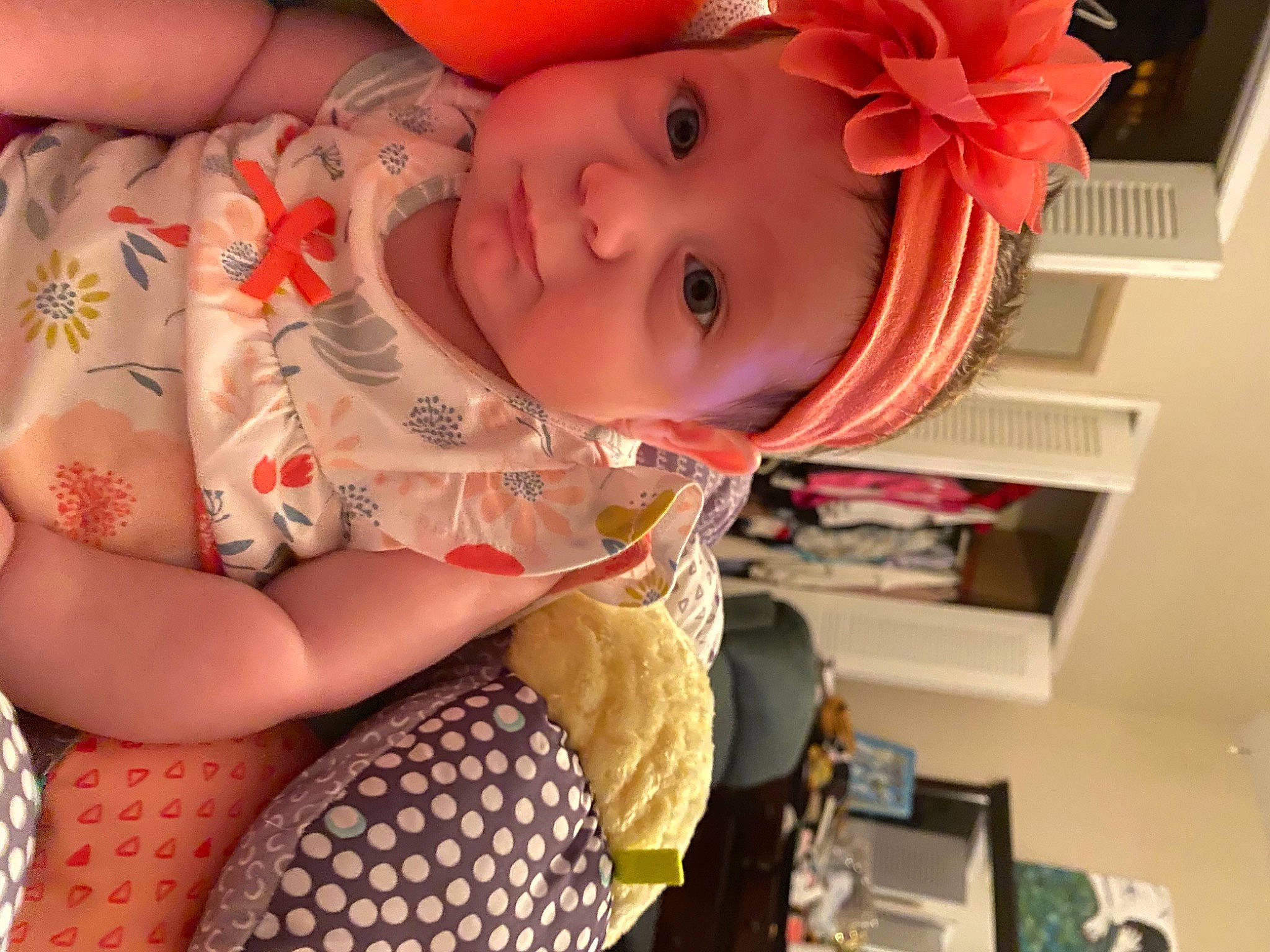 Lennox is registered to the contest to win money with this photo: arm, baby, beauty, cheek, child, eye, happy, headgear, headwear, mouth, neck, person, skin, smile, toddler