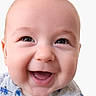 baby, smiling, face, child, portrait, cute, onesie, happy, infant, closeup, joyful, expression, eyes, skin, head, clothing, young, cheerful, innocence, human
