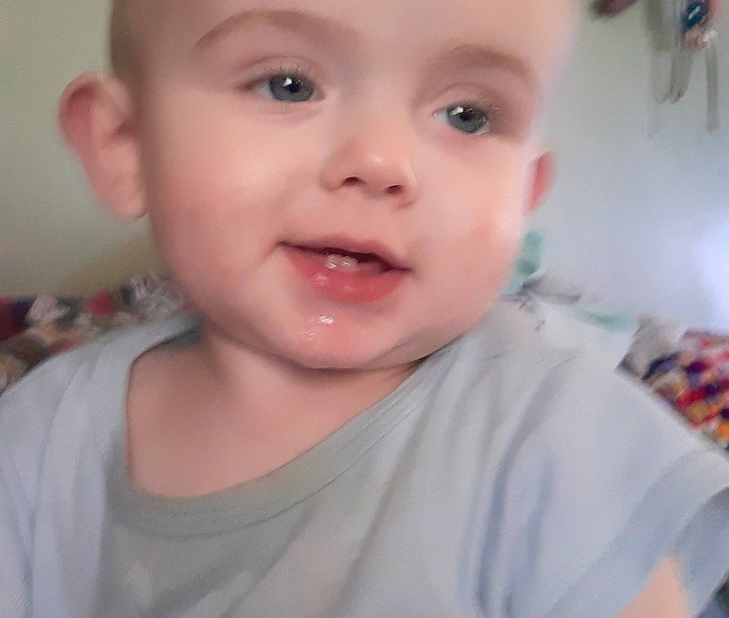 Roger joined the competition — help win amazing prizes! baby, baby_making_funny_faces, baby_toddler_clothing, cheek, ear, eyebrow, eyelash, finger, happy, iris, jaw, lip, mouth, neck, nose, person, skin, sleeve, smile, t_shirt