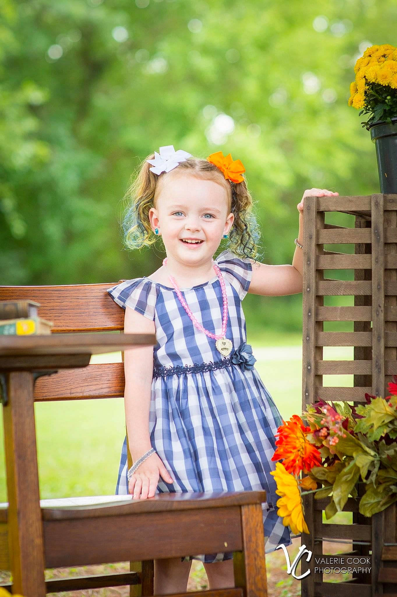 Sherry joined the competition — help win amazing prizes! child, dress, electric_blue, event, facial_expression, flower, flower_arranging, fun, grass, happy, joy, leaf, leisure, people_in_nature, person, plant, recreation, smile, summer, toddler