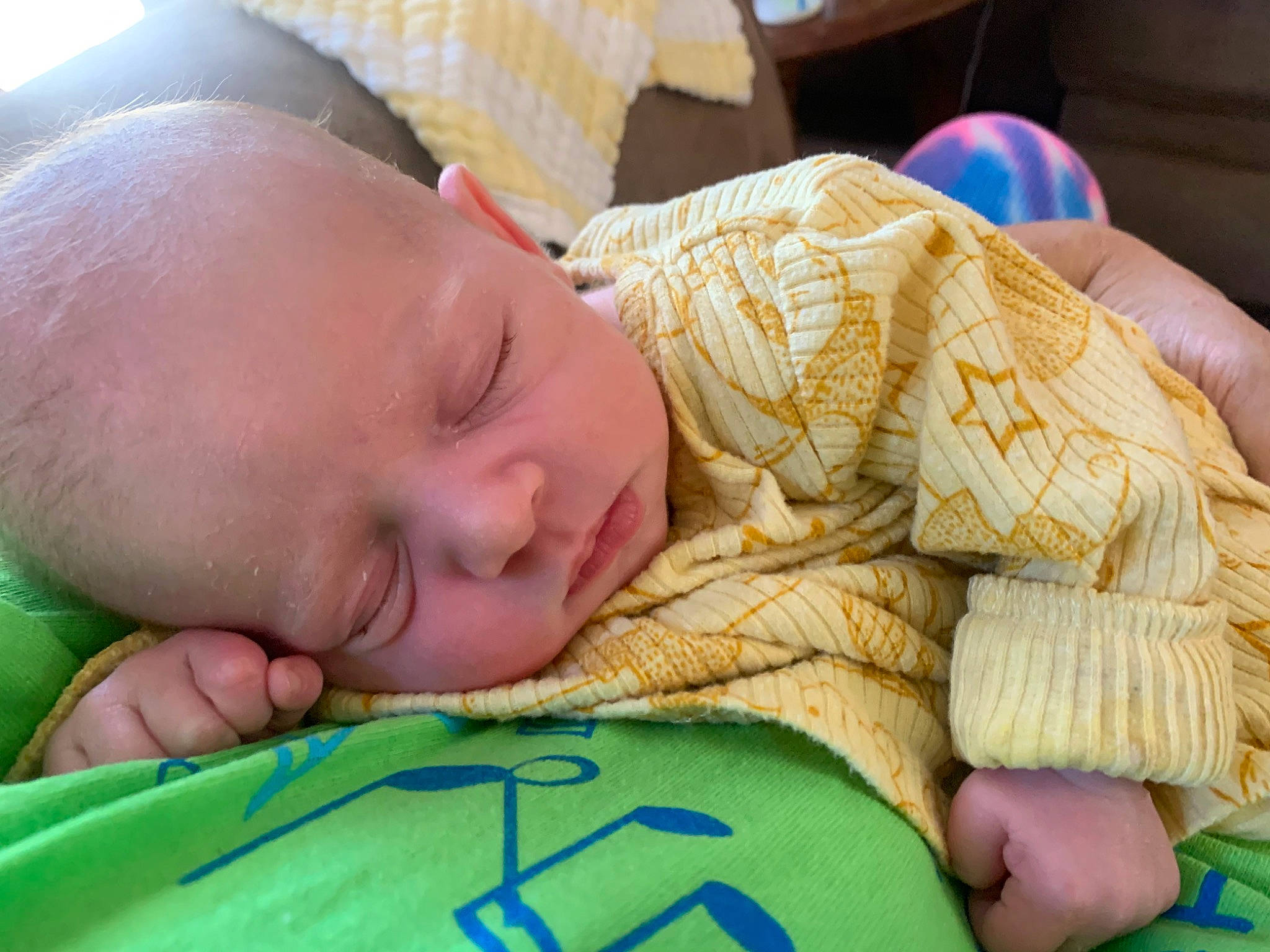 Emberlee is registered to the contest to win money with this photo: baby, baby_products, baby_sleeping, baby_toddler_clothing, bedtime, cheek, child, comfort, face, facial_expression, finger, grass, head, linens, mammal, nap, nose, person, room, skin