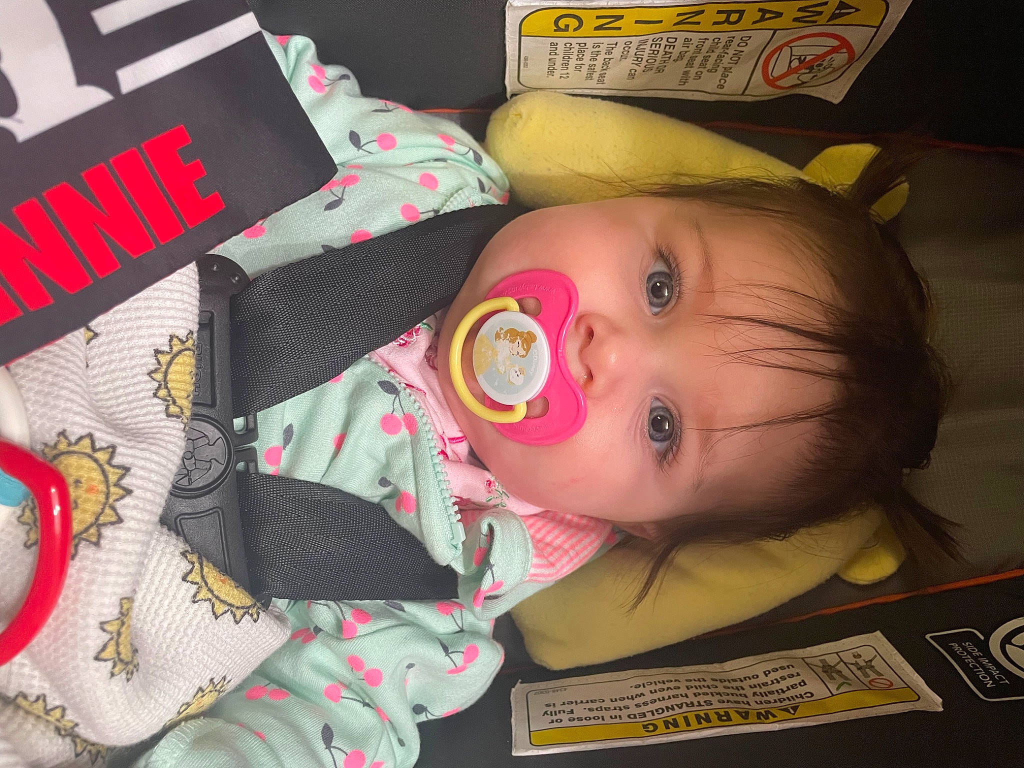 Infinity joined the competition — help win amazing prizes! baby, baby_products, baby_toddler_clothing, baby_toys, bag, carmine, cheek, child, eyelash, iris, pattern, person, product, toddler, toy