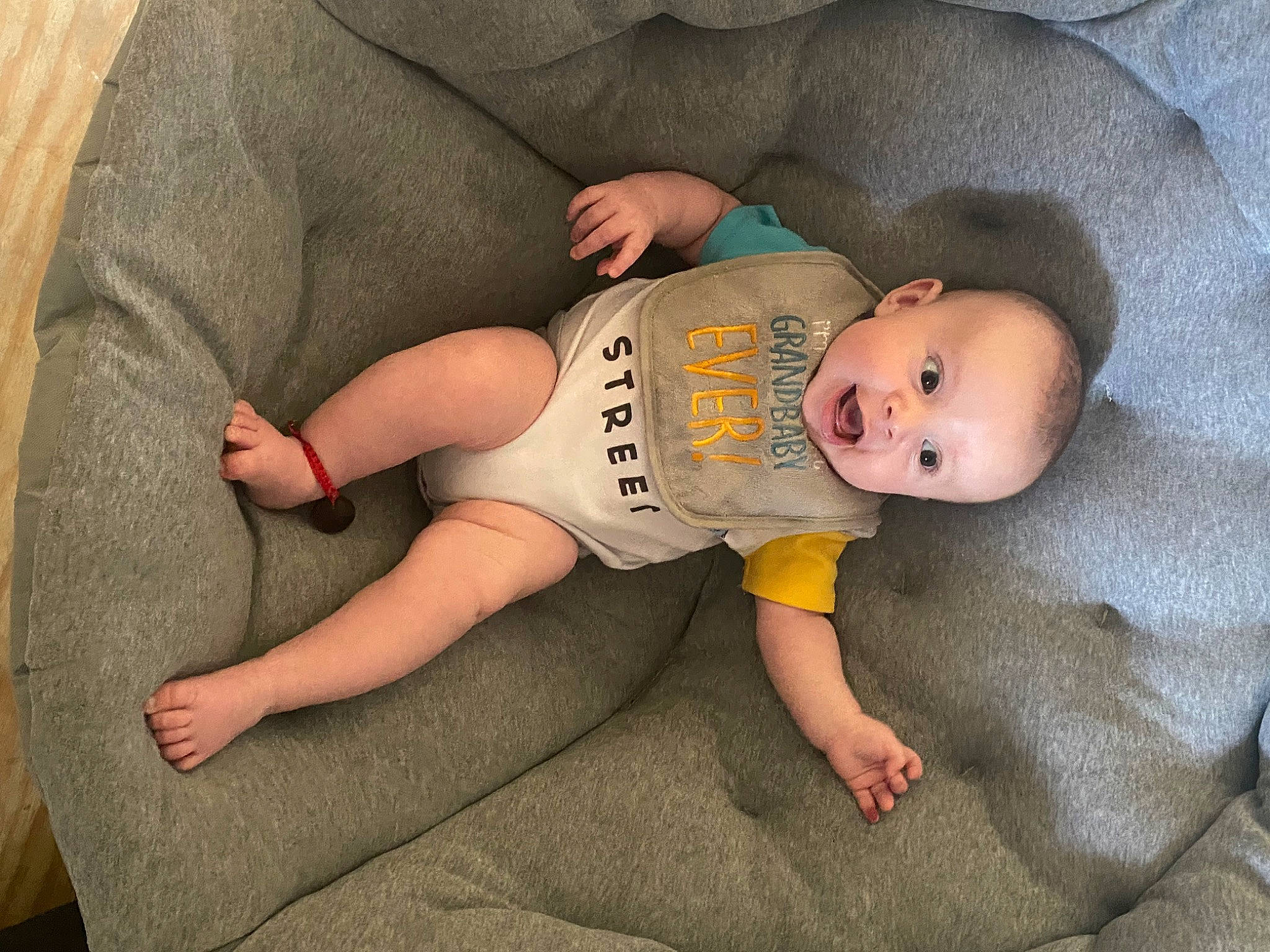 Noah joined the competition — help win amazing prizes! abdomen, baby, baby_toddler_clothing, cheek, comfort, elbow, eye, finger, foot, human_body, knee, leg, linens, neck, person, sleeve, stomach, thigh, toddler, trunk